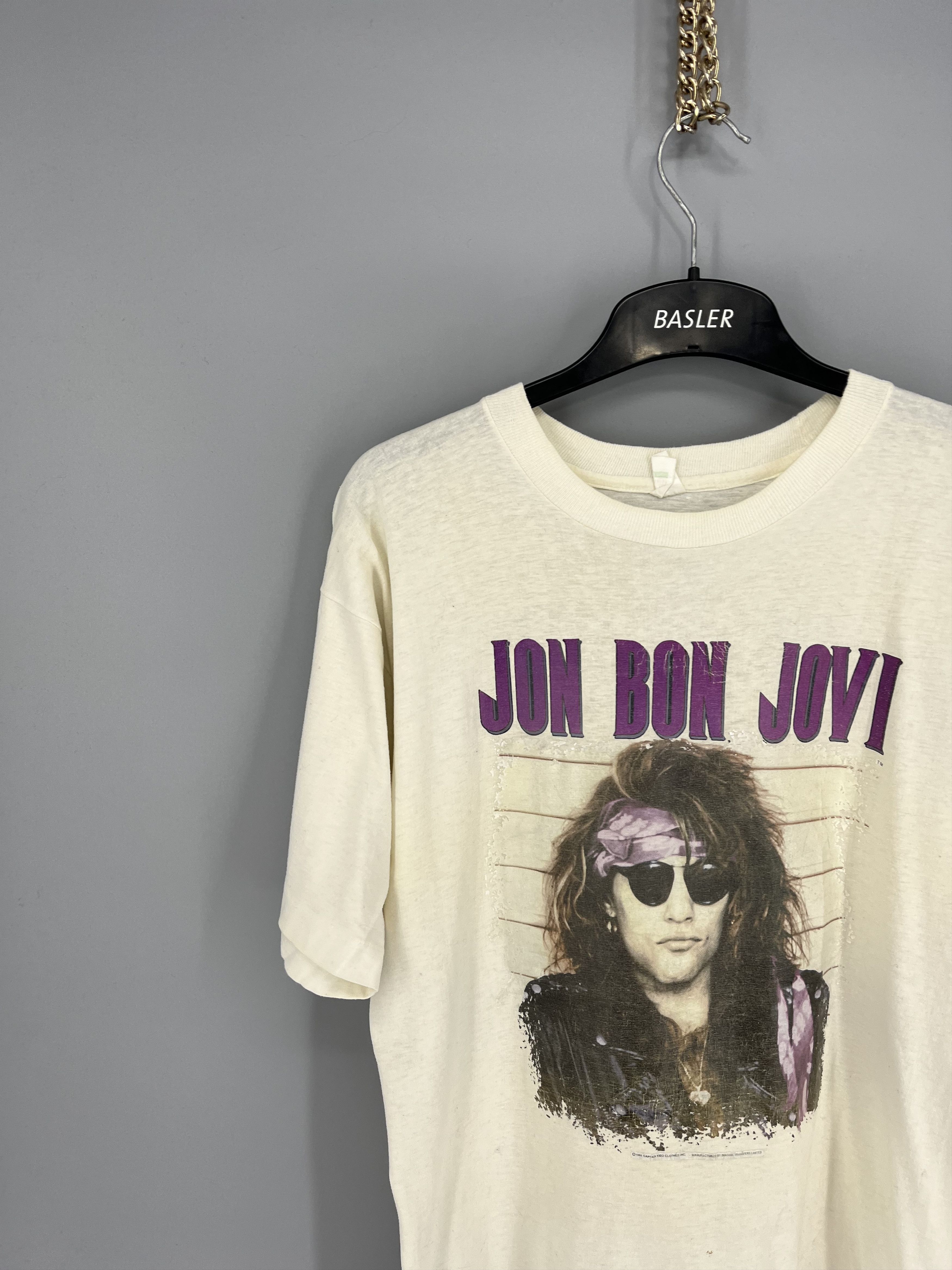 Bon Jovi × Vintage VINTAGE 1991 BON JOVI KEEP THE FAITH T-SHIRT Size US M / EU 48-50 / 2 - 5 Thumbnail
