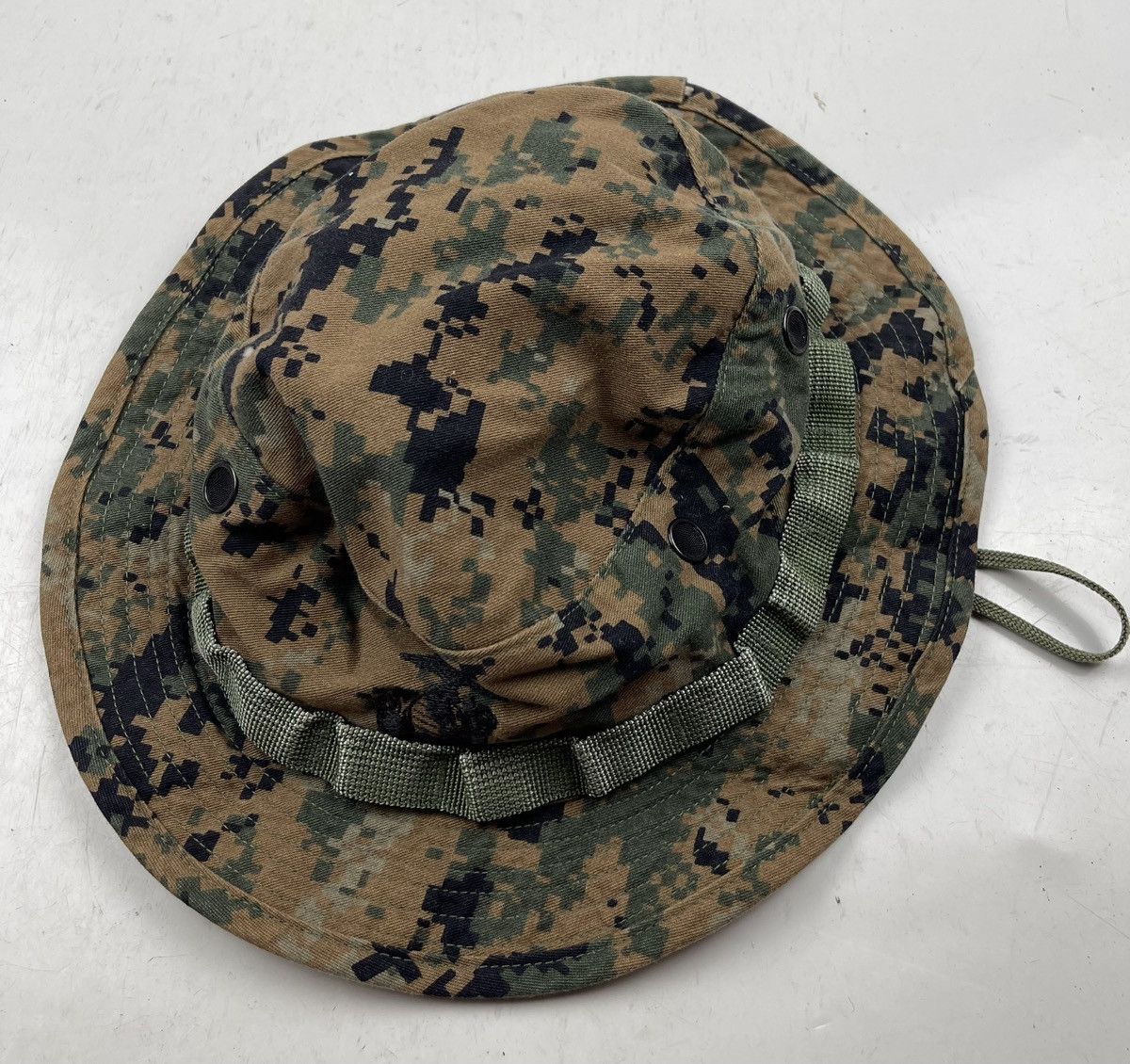 Japanese Brand vintage military camo bucket hat tc46 Size ONE SIZE - 2 Thumbnail