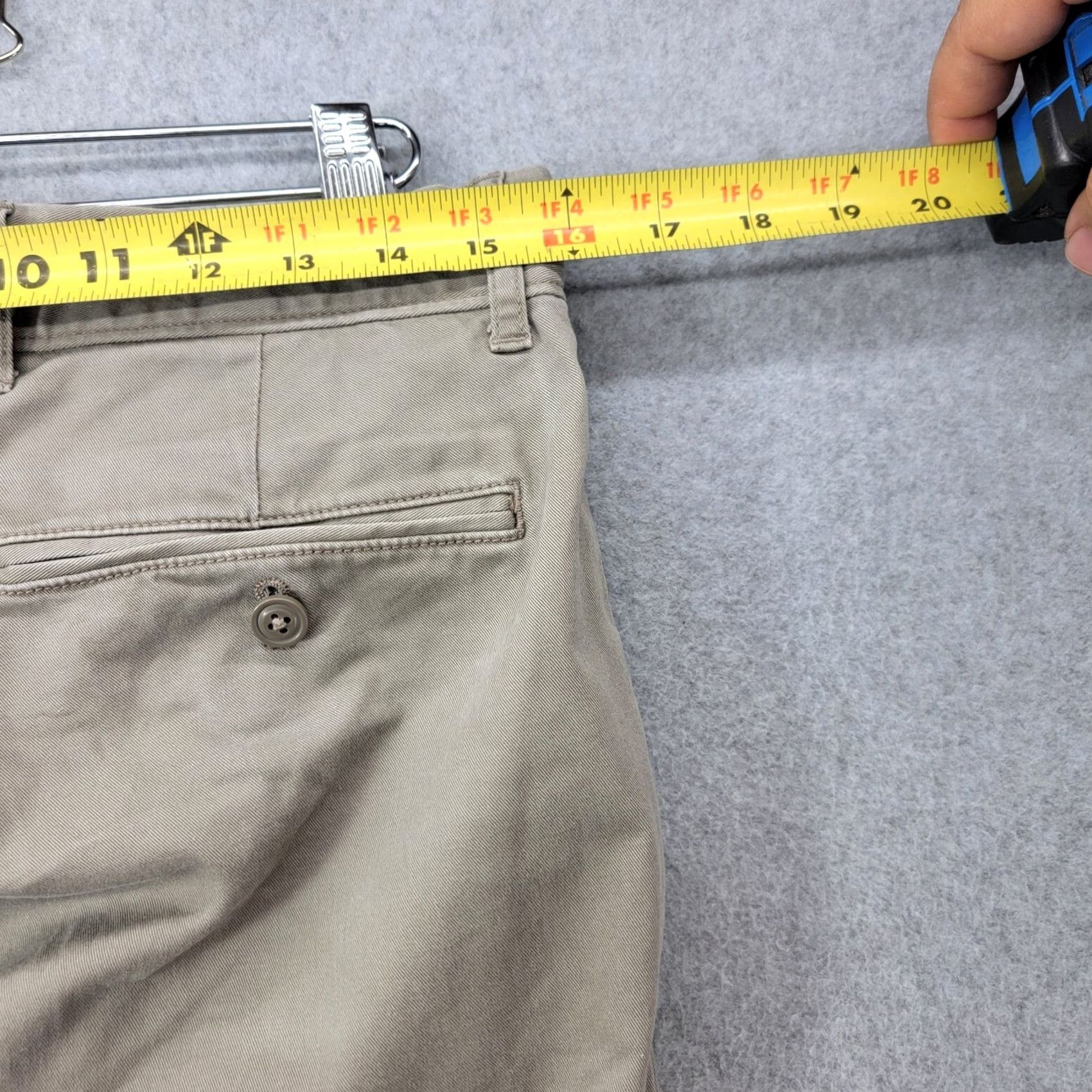 J.Crew J.CREW Chino Pants Mens Size 31x32 Beige Stretch Cotton 250 Skinny Fit Shirt Size US 31 - 7 Thumbnail