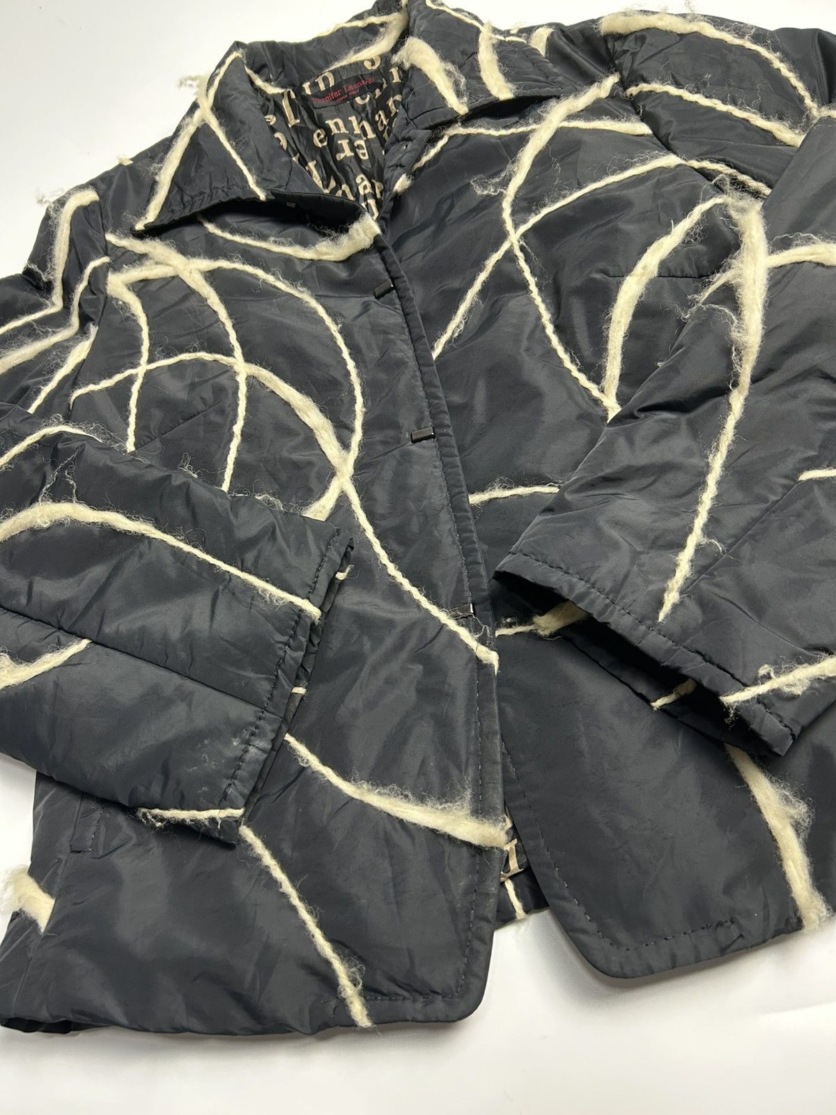 Designer × If Six Was Nine JENNIFER LEONARDI FIRENZE ITALY FASHION STYLE JACKET Size M / US 6-8 / IT 42-44 - 2 Thumbnail