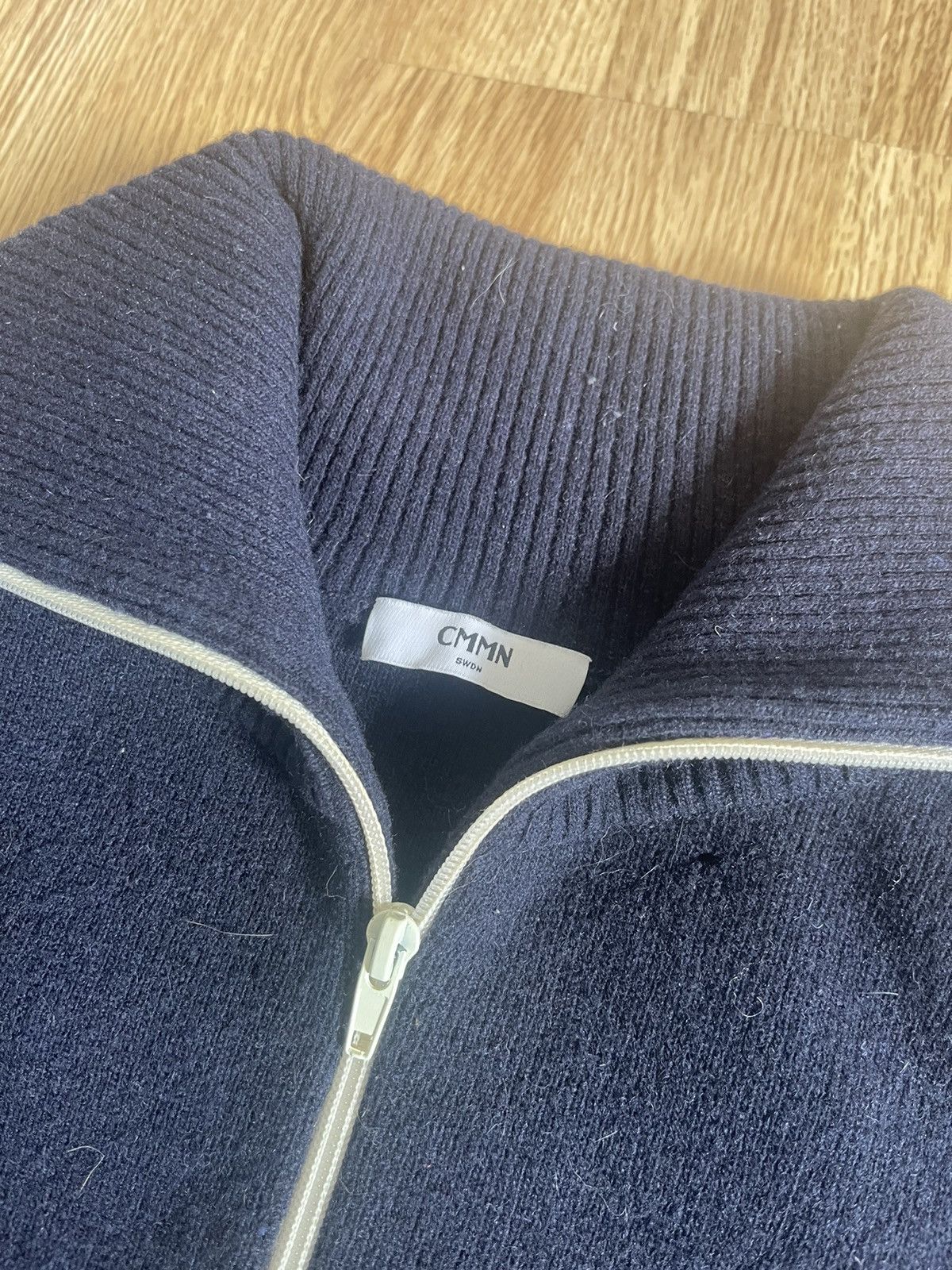 CMMN SWDN CMMN SWDN 3/4 Three Quarter Zip Knitted Jumper Size US M / EU 48-50 / 2 - 3 Thumbnail