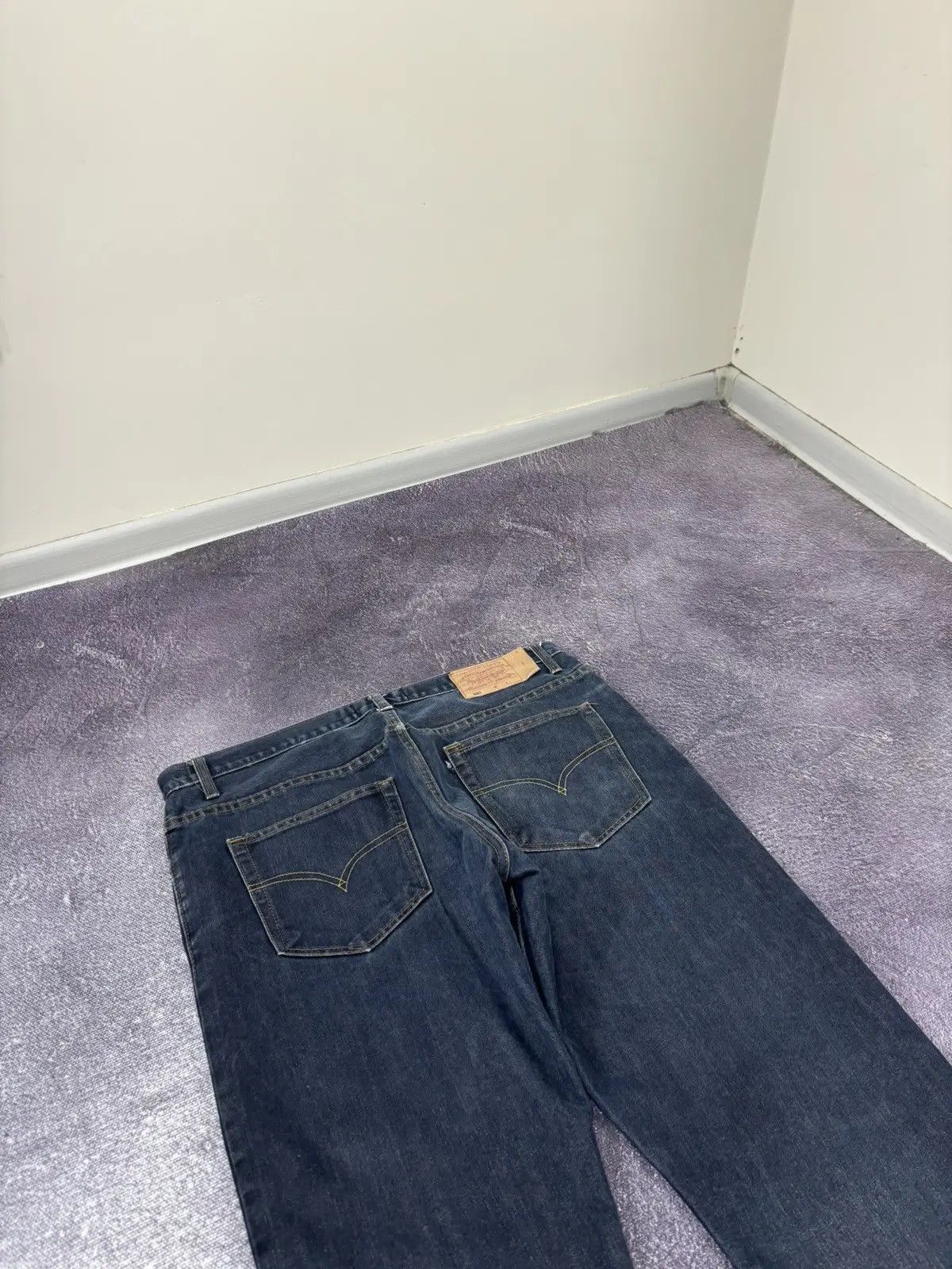 Levi's × Vintage Vintage Levi’s 501 Big Blue Tab USA Denim Baggy Jeans Size US 38 / EU 54 - 4 Thumbnail