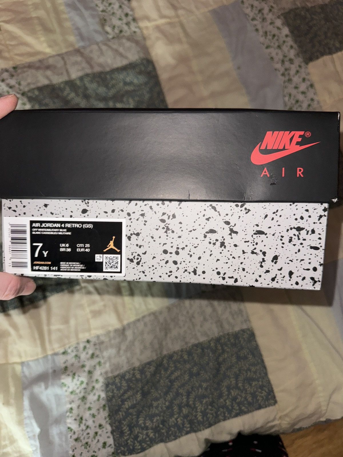 Jordan Brand Air Jordan 4 Retro Military Blue Size US 7 / EU 40 - 7 Thumbnail