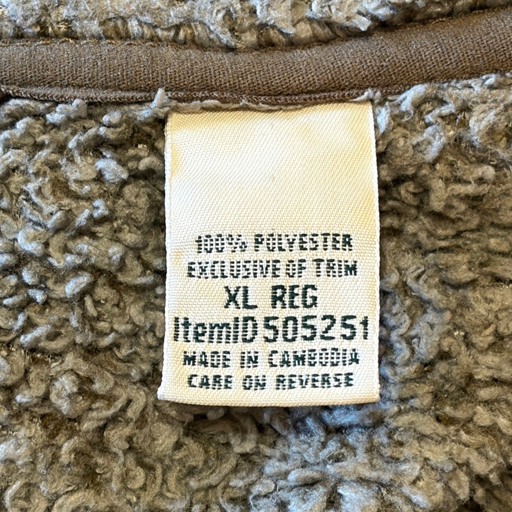 Vintage L.L.Bean Jacket Men XL Tan Hi-Pile Sherpa Fleece Full Zip Elbow Patch Outdoor Size US XL / EU 56 / 4 - 4 Thumbnail