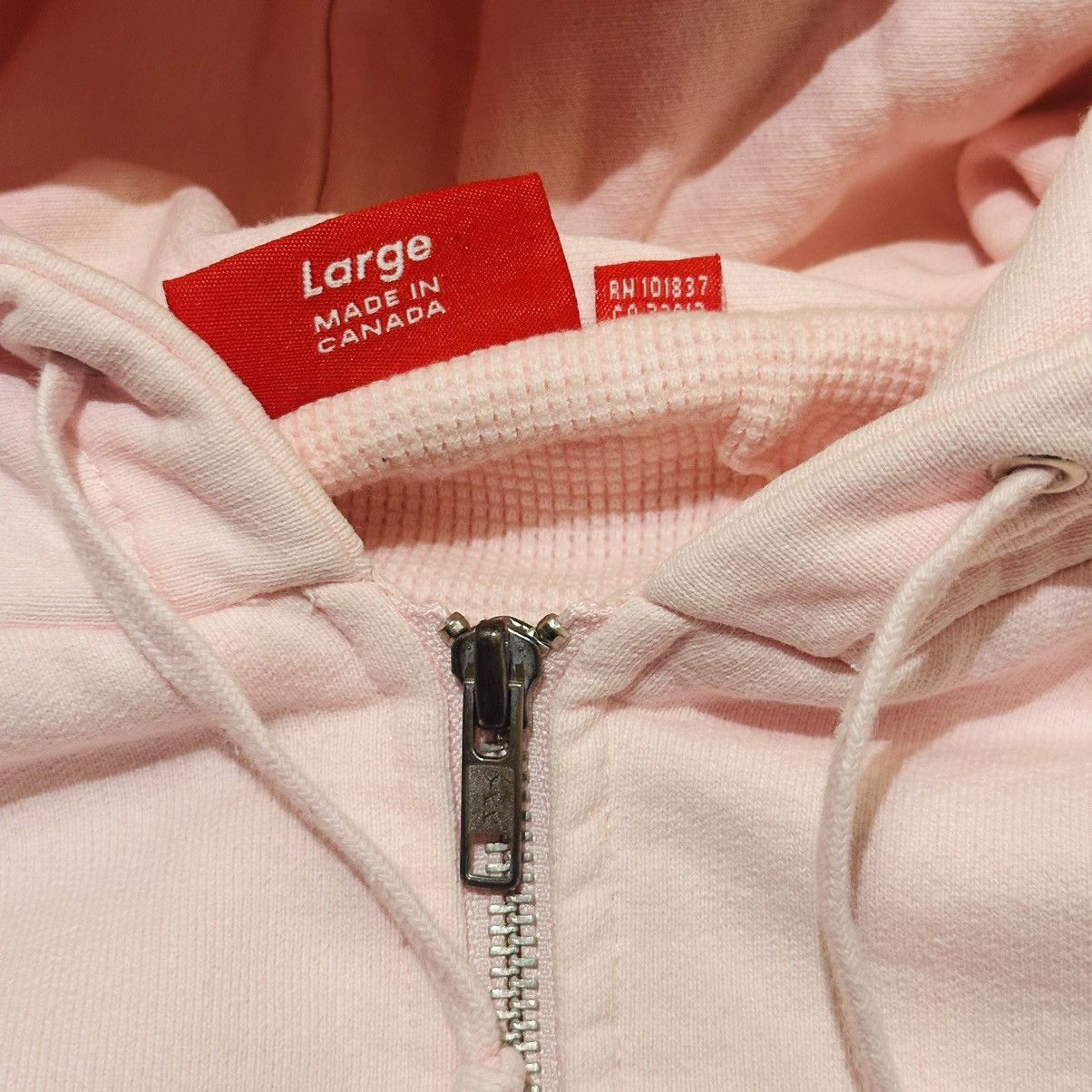 Supreme SUPREME 00s ARC LOGO THERMAL ZIPUP HOODIE PINK L Size US L / EU 52-54 / 3 - 4 Thumbnail