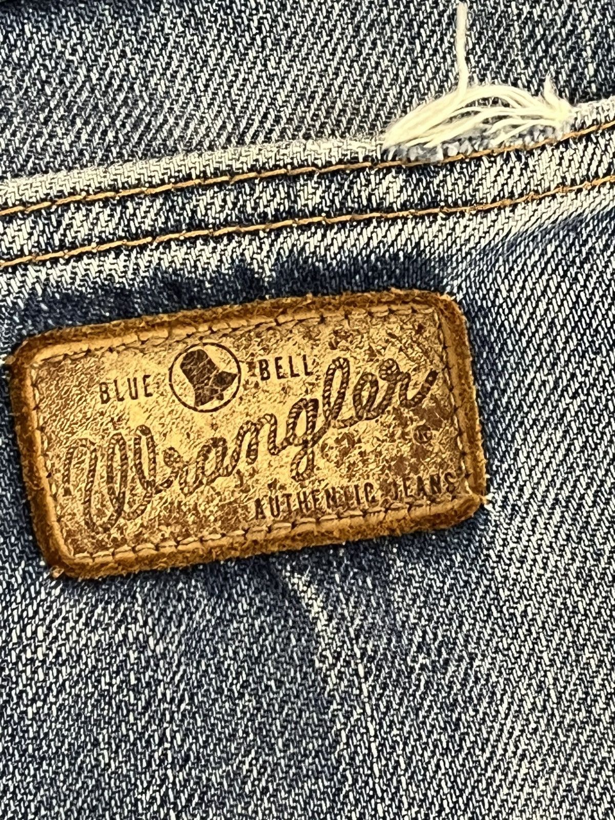 4GSELLER Vintage Wrangler Flare Bell Bottom Mudwash Denim Size US 29 - 10 Thumbnail