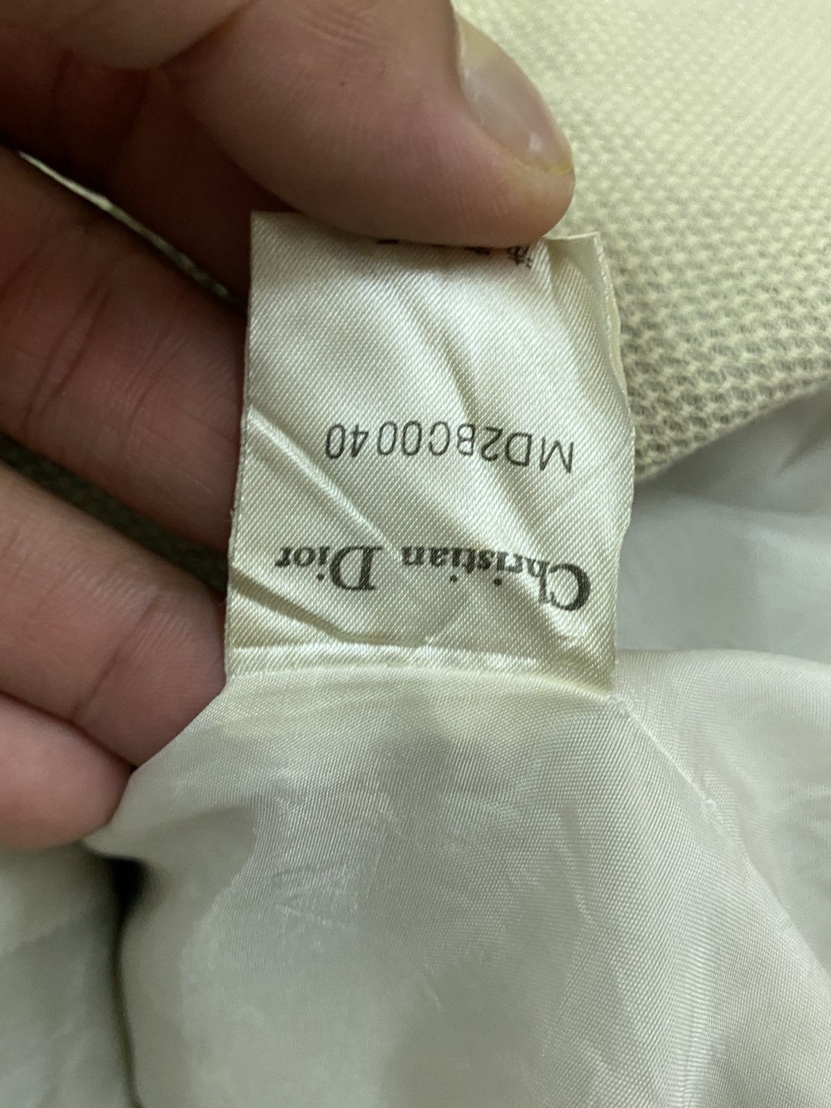 Christian Dior Monsieur Vintage Christian Dior Beige Wool Blazer - Size 7 Size M / US 6-8 / IT 42-44 - 11 Thumbnail