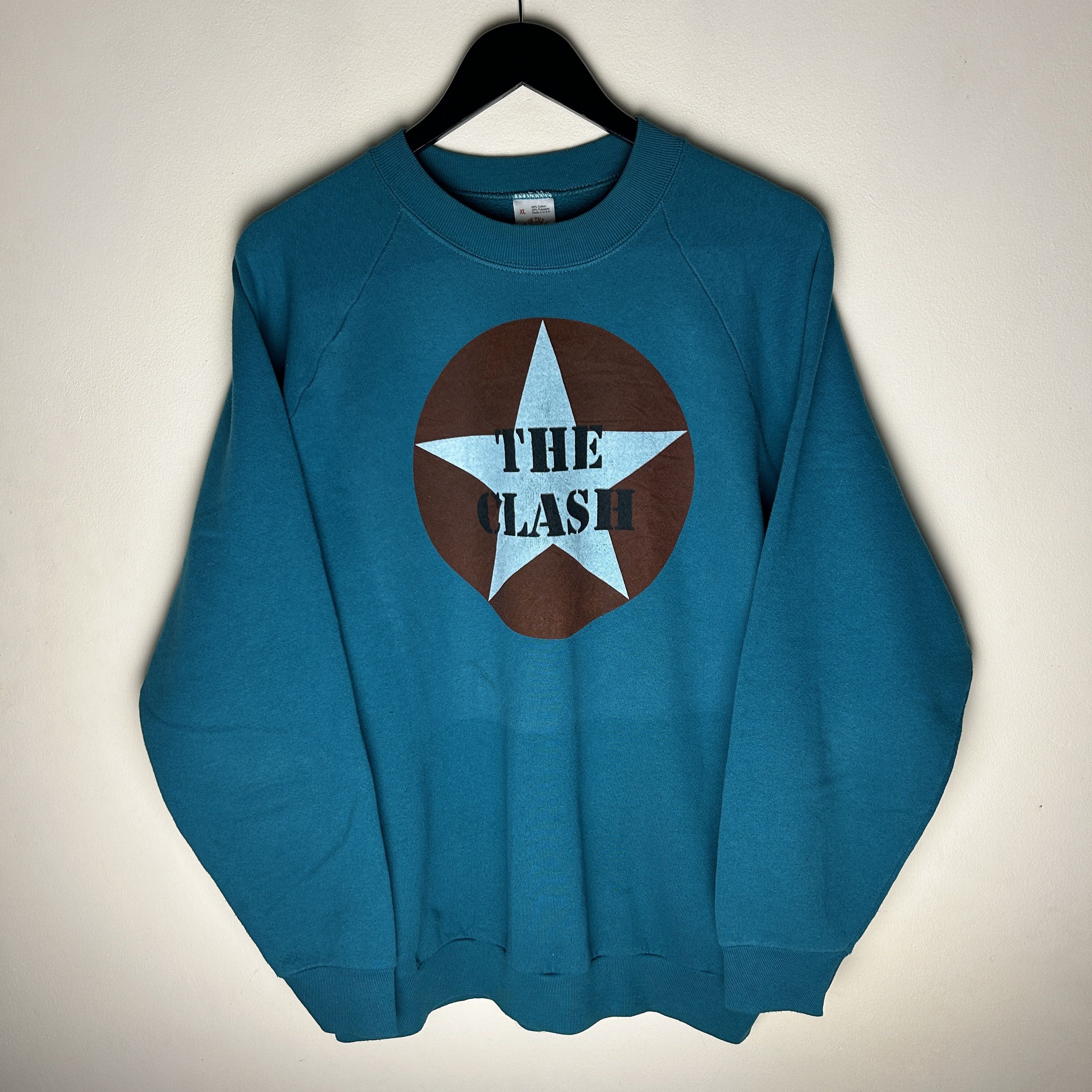 Band Tees Vintage The Clash 80's Punk Band Sweatshirt Size US XL / EU 56 / 4 - 1 Thumbnail