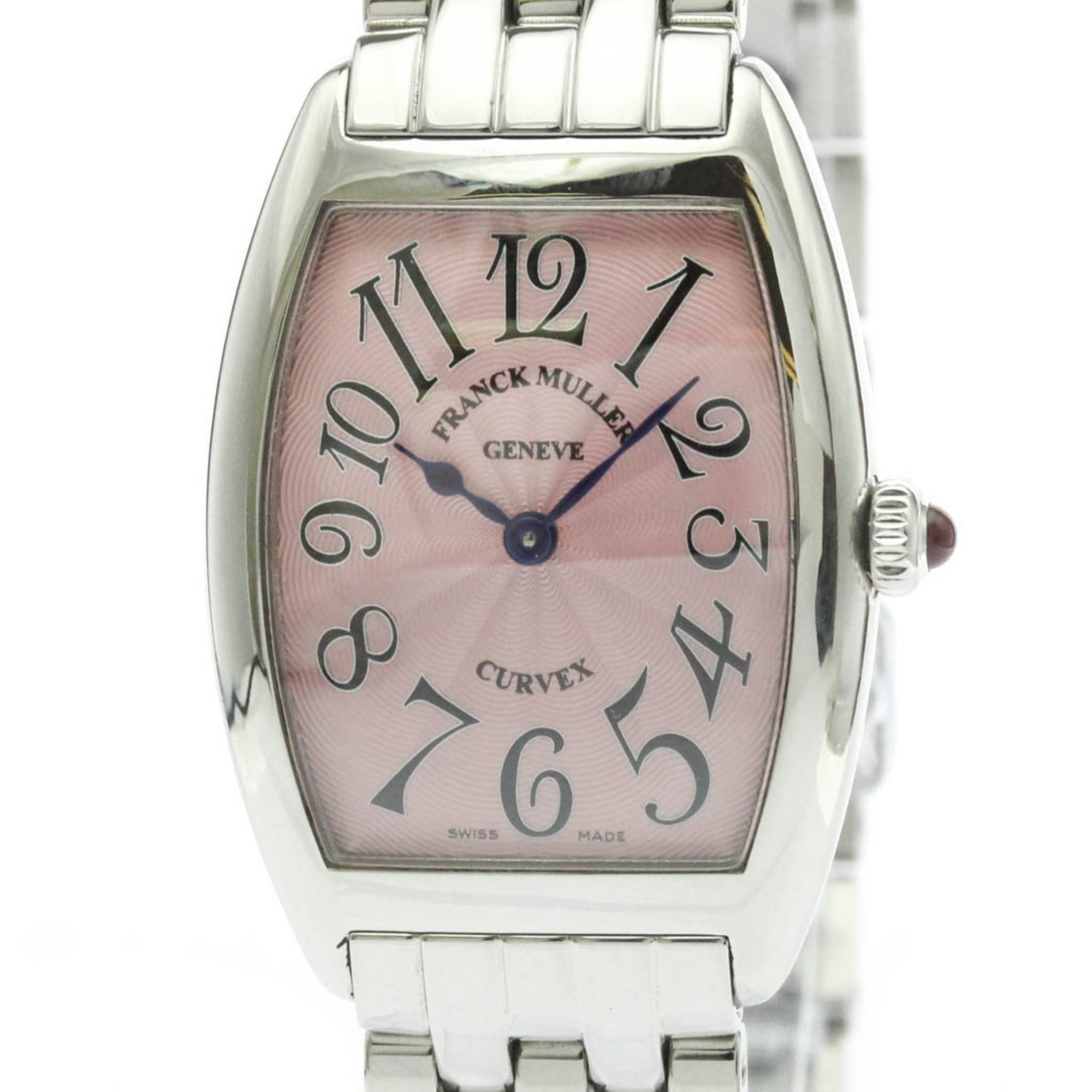 Franck Muller FRANCK MULLER Cintree Curvex Steel Quartz Ladies Watch 1752QZ Polished Size ONE SIZE - 1 Thumbnail