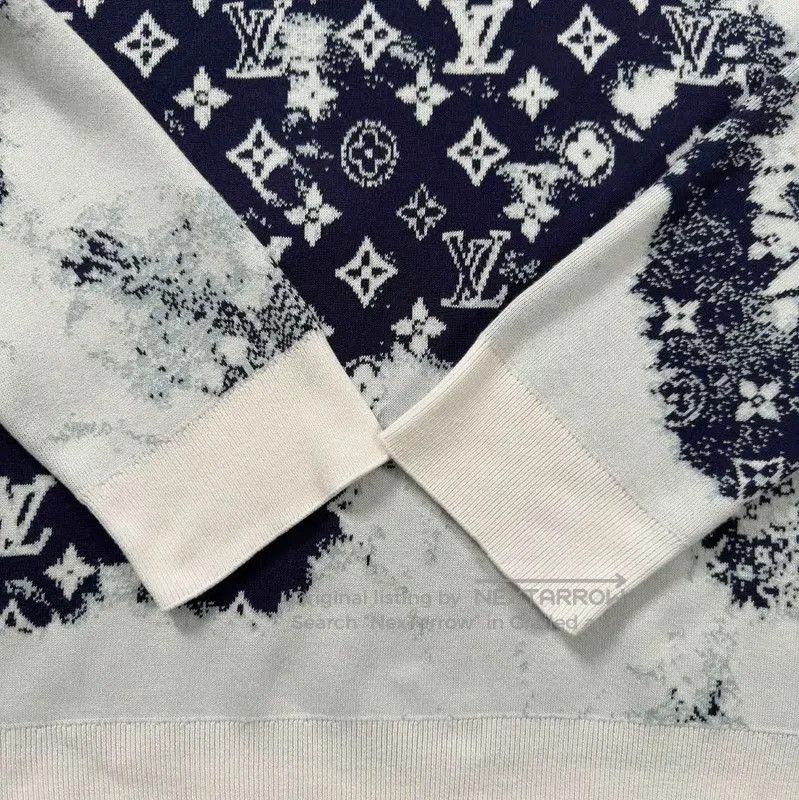 Louis Vuitton Louis Vuitton White Knit Long Sleeve Sweater . Size US L / EU 52-54 / 3 - 7 Thumbnail
