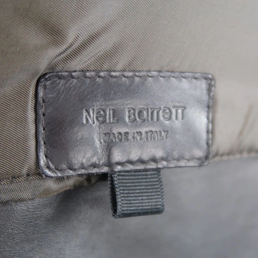 Neil Barrett ‘NEIL BARRETT’ Brown Leather Moto Inspired Jacket Size US L / EU 52-54 / 3 - 15 Thumbnail
