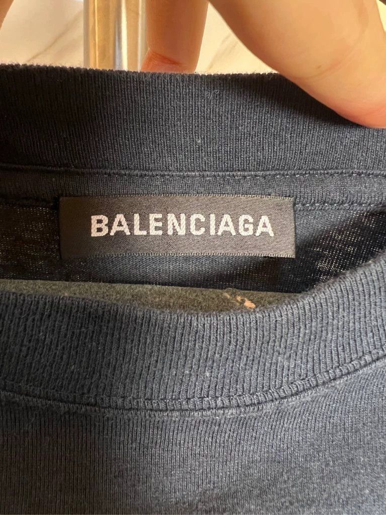 Balenciaga Balenciaga Letter T-shirt with round neck and short sleeve Size US M / EU 48-50 / 2 - 3 Thumbnail