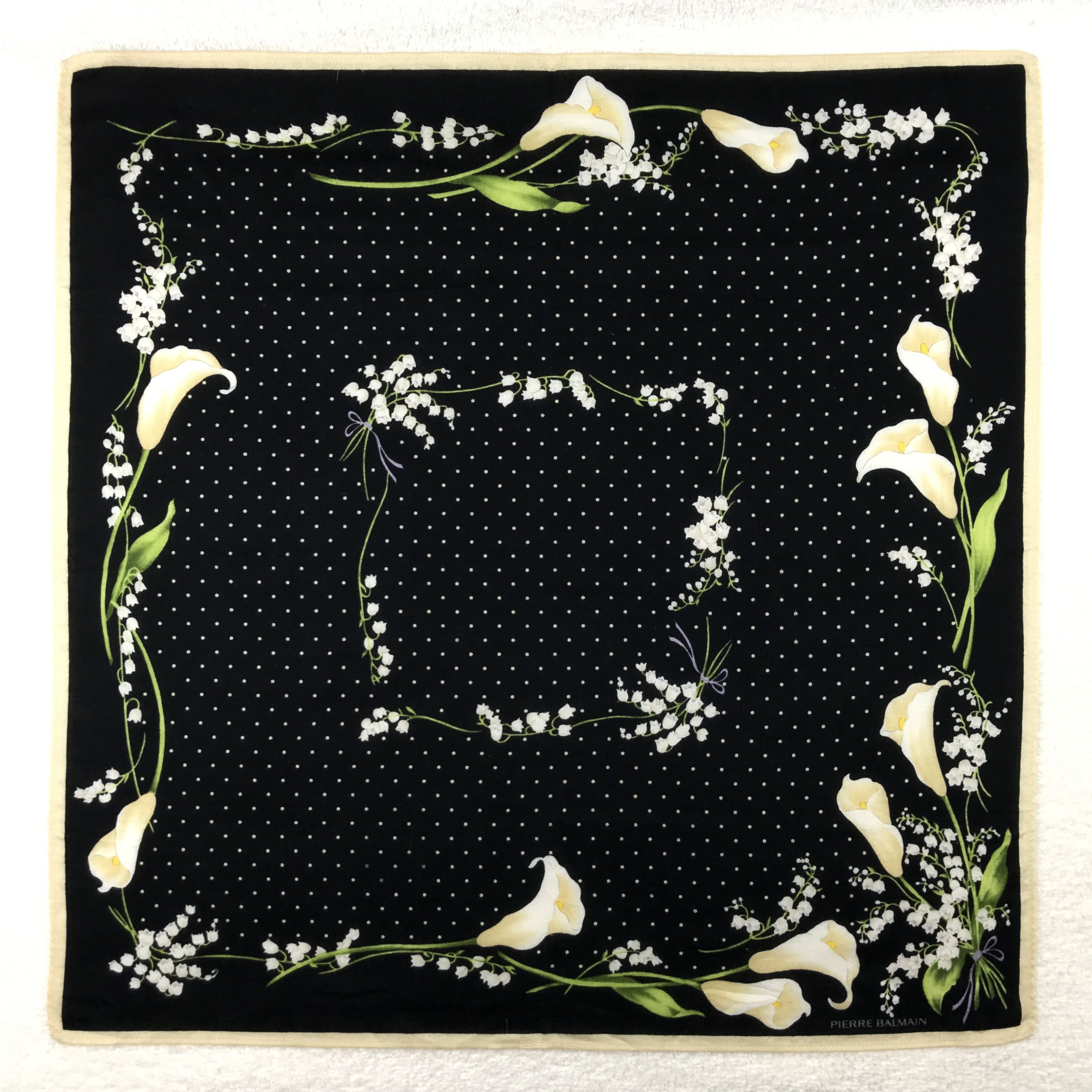 Designer × Pierre Balmain × Vintage Vintage Pierre Balmain Bandana Neckerchief Handkerchief Size ONE SIZE - 1 Thumbnail