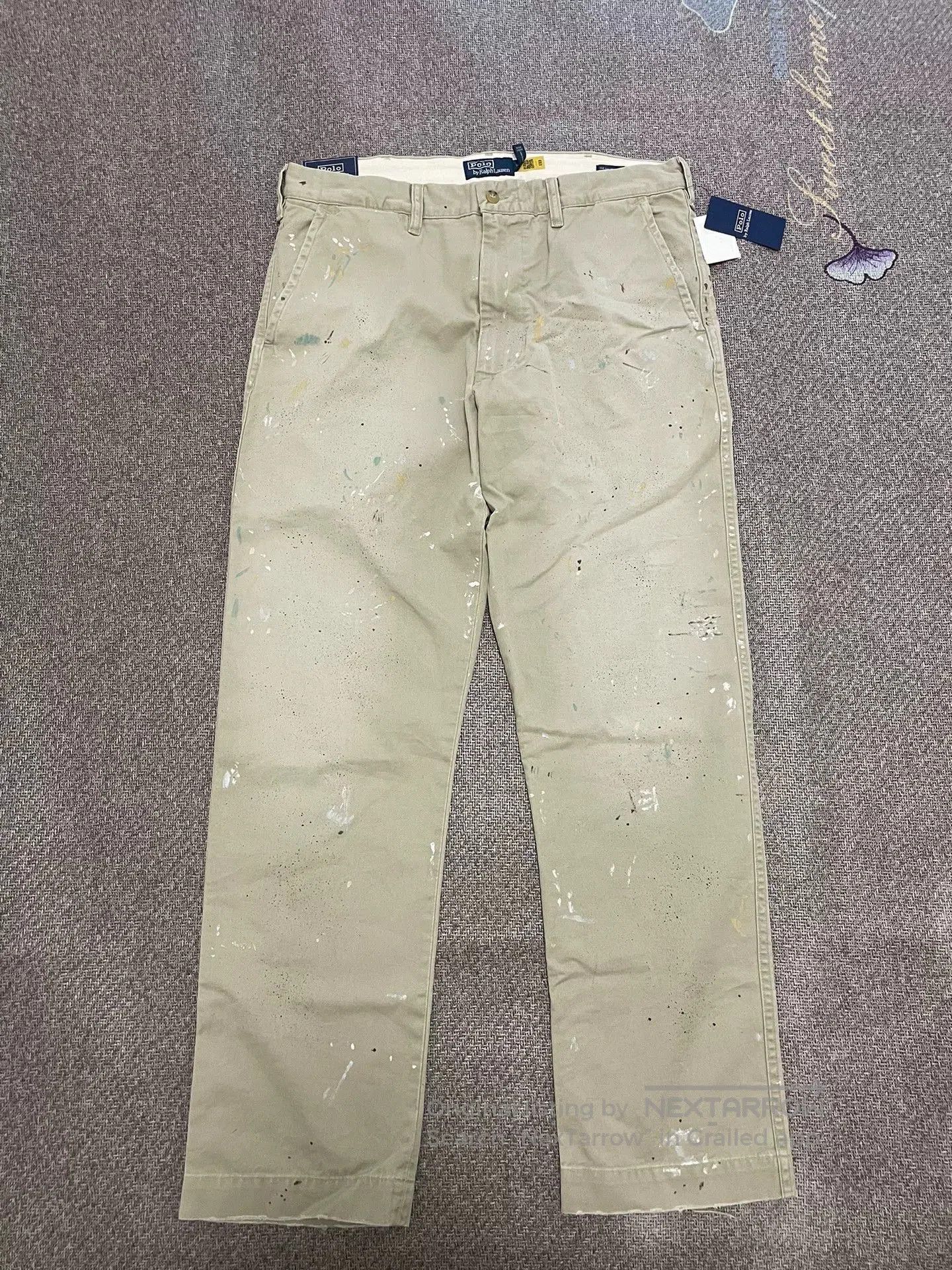 Polo Ralph Lauren Polo Ralph Lauren Patchwork Distressed Pants. Size US 34 / EU 50 - 1 Thumbnail