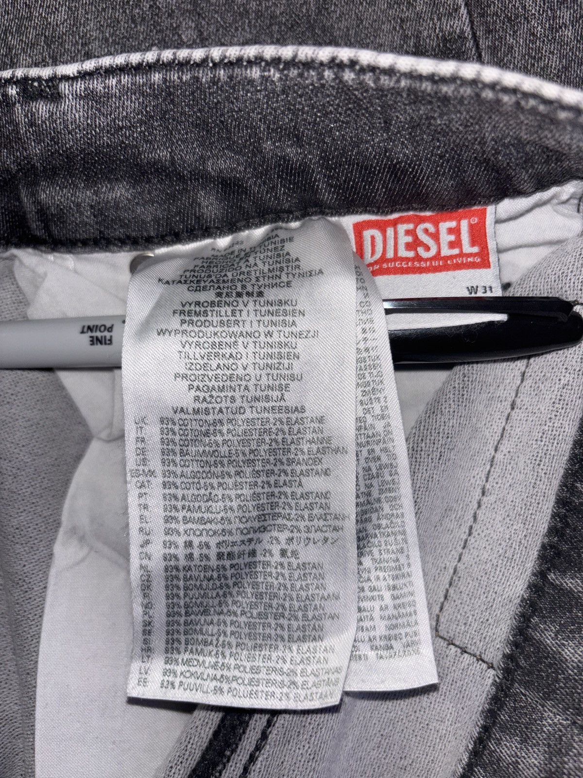 Diesel Diesel Denim Jeans Size US 31 - 8 Thumbnail