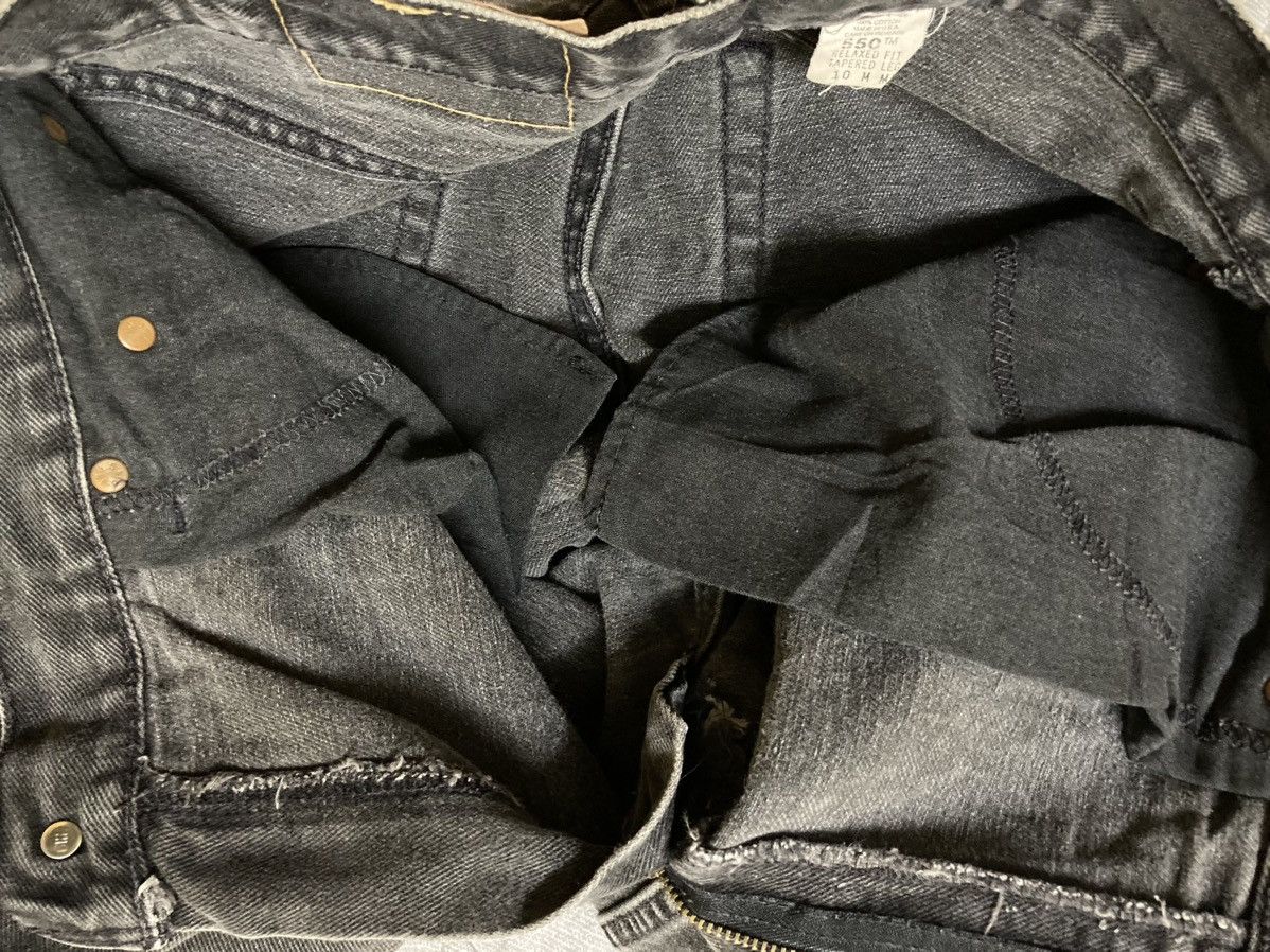 Levi's Vintage Levis 550 Black Relaxed Fit Tapered Leg USA Size US 30 / EU 46 - 12 Thumbnail