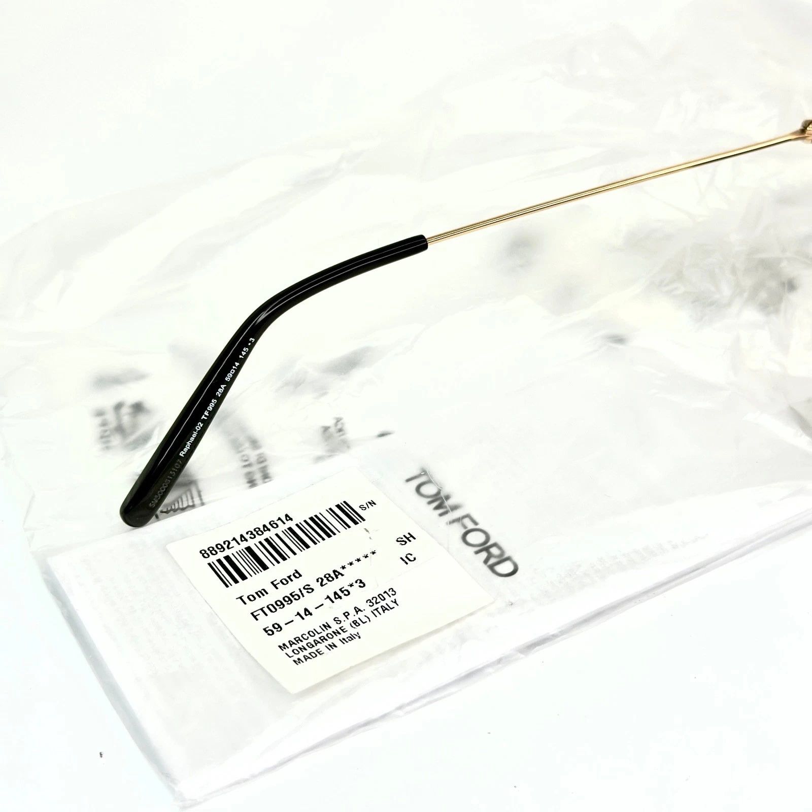 Tom Ford TOM FORD RAPHAEL-02 TF995 28A Aviator Sunglasses 995 FT0995 Size ONE SIZE - 2 Thumbnail