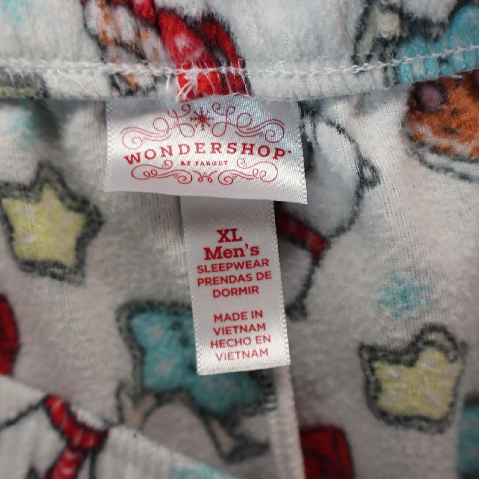 Target Basics Christmas Plush Print Sleep Pajama Pants Men XL Wondershop Size ONE SIZE - 7 Thumbnail