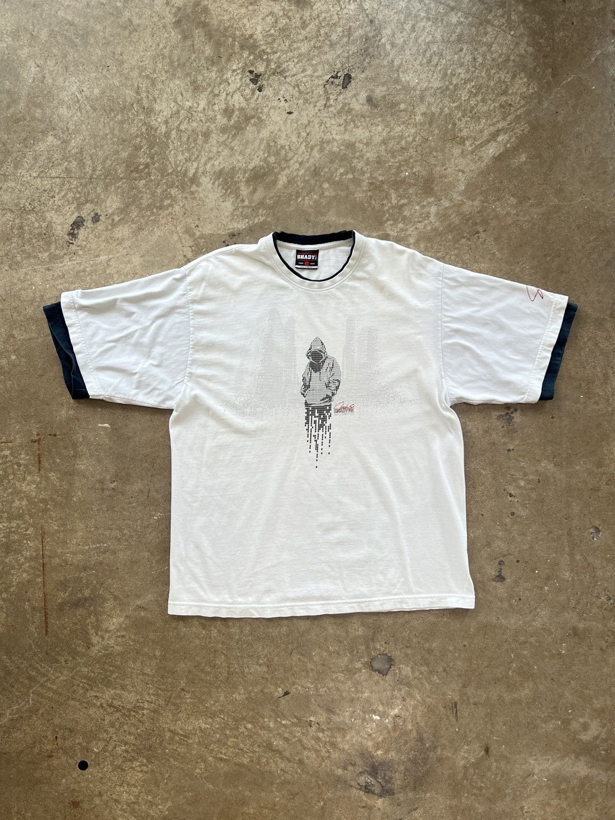 Rap Tees Vintage 2008 Eminem Slim Shady Brand Double Layer Tee Large Size US L / EU 52-54 / 3 - 2 Thumbnail