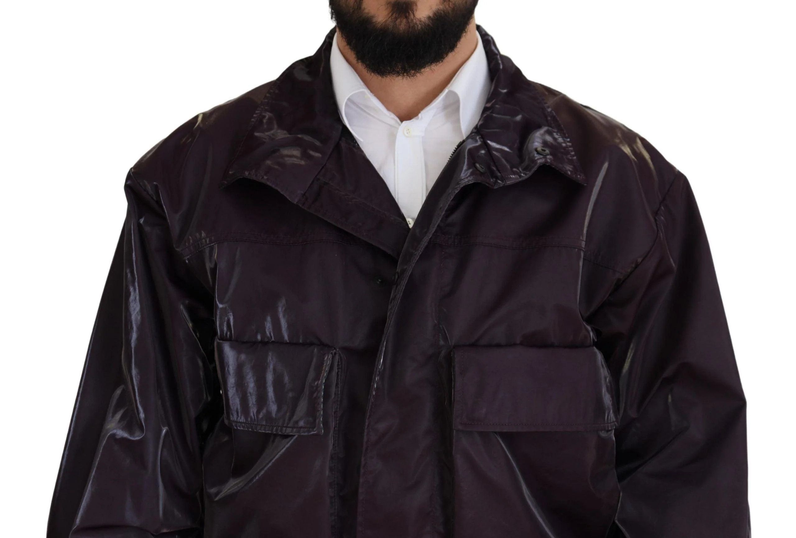 Dolce & Gabbana o1y0125 Shell Casual Jacket in Purple Size US XS / EU 42 / 0 - 4 Thumbnail