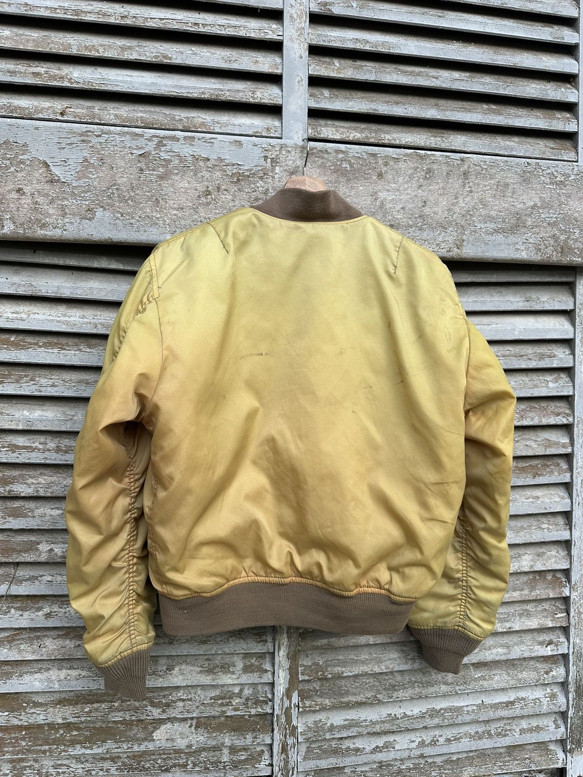🪖Vintage THRASHED MA1 Man Intermediate Westop Bomber Jacket