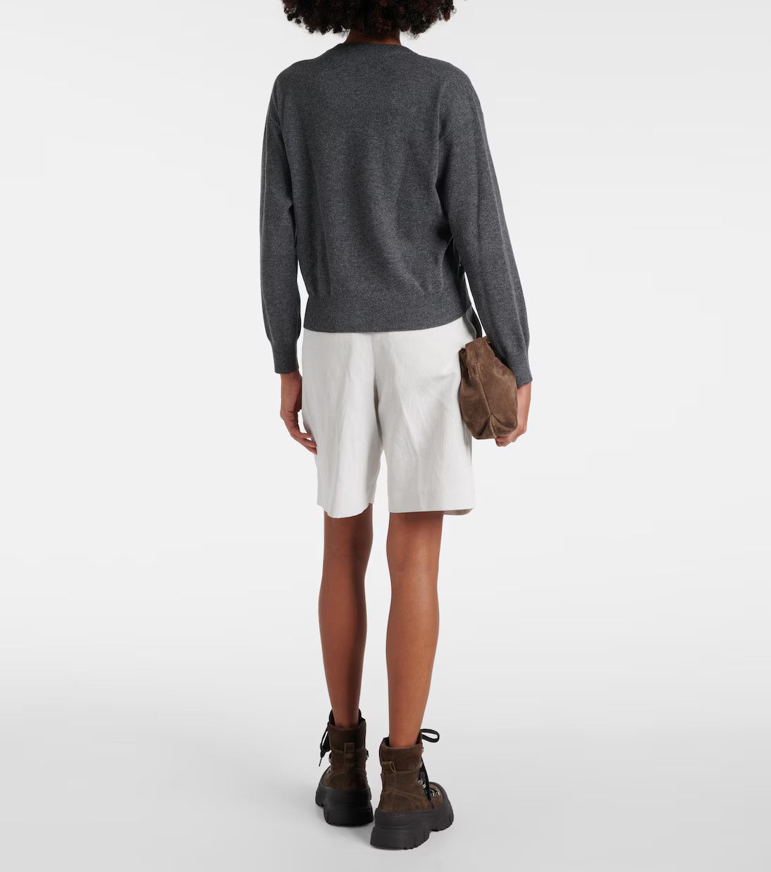 Brunello Cucinelli o1y0825 Crewneck Sweater in Black Size XXL / US 16-18 / IT 52-54 - 4 Thumbnail