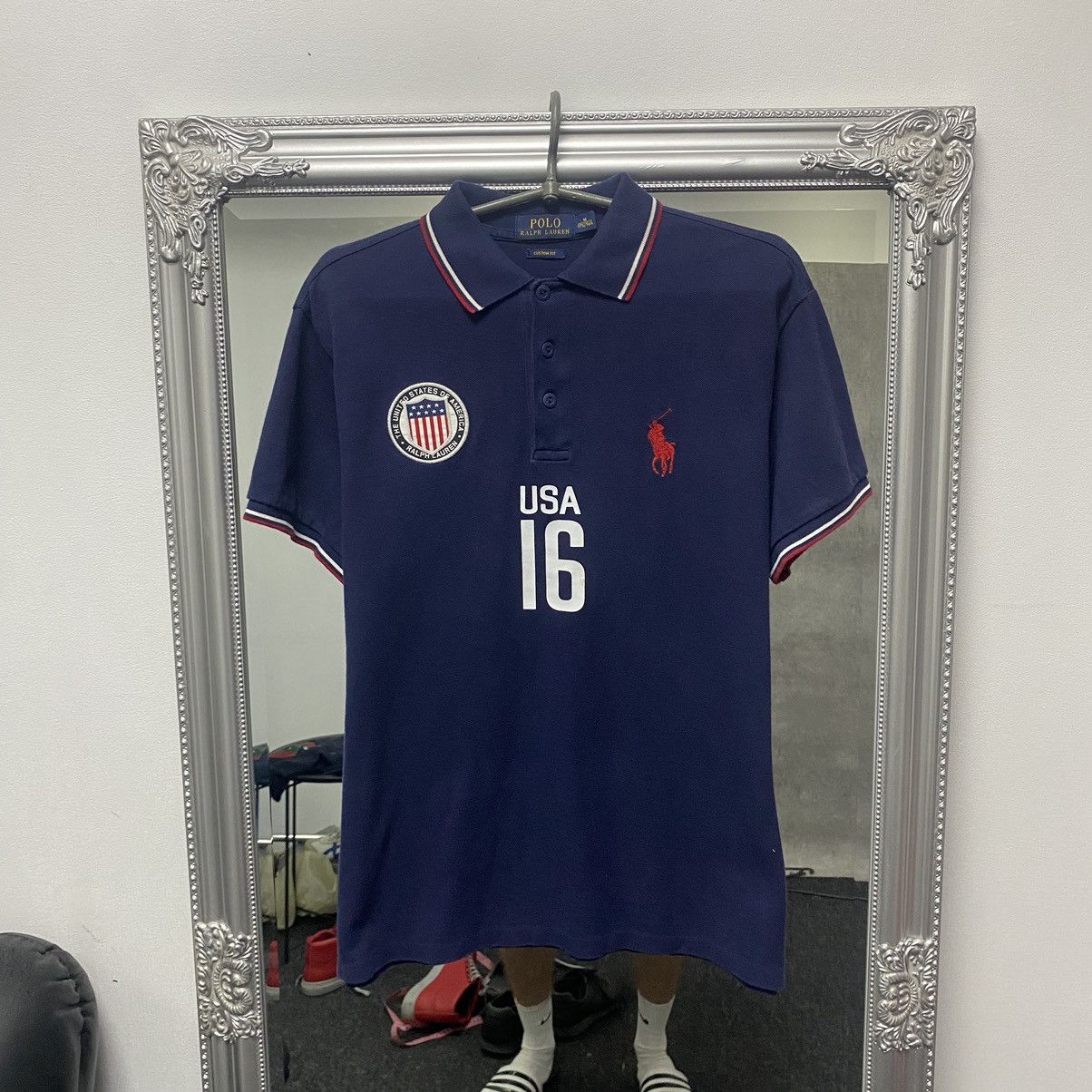 Polo Ralph Lauren Polo Ralph Lauren Shirt USA chief keef Size US M / EU 48-50 / 2 - 1 Thumbnail