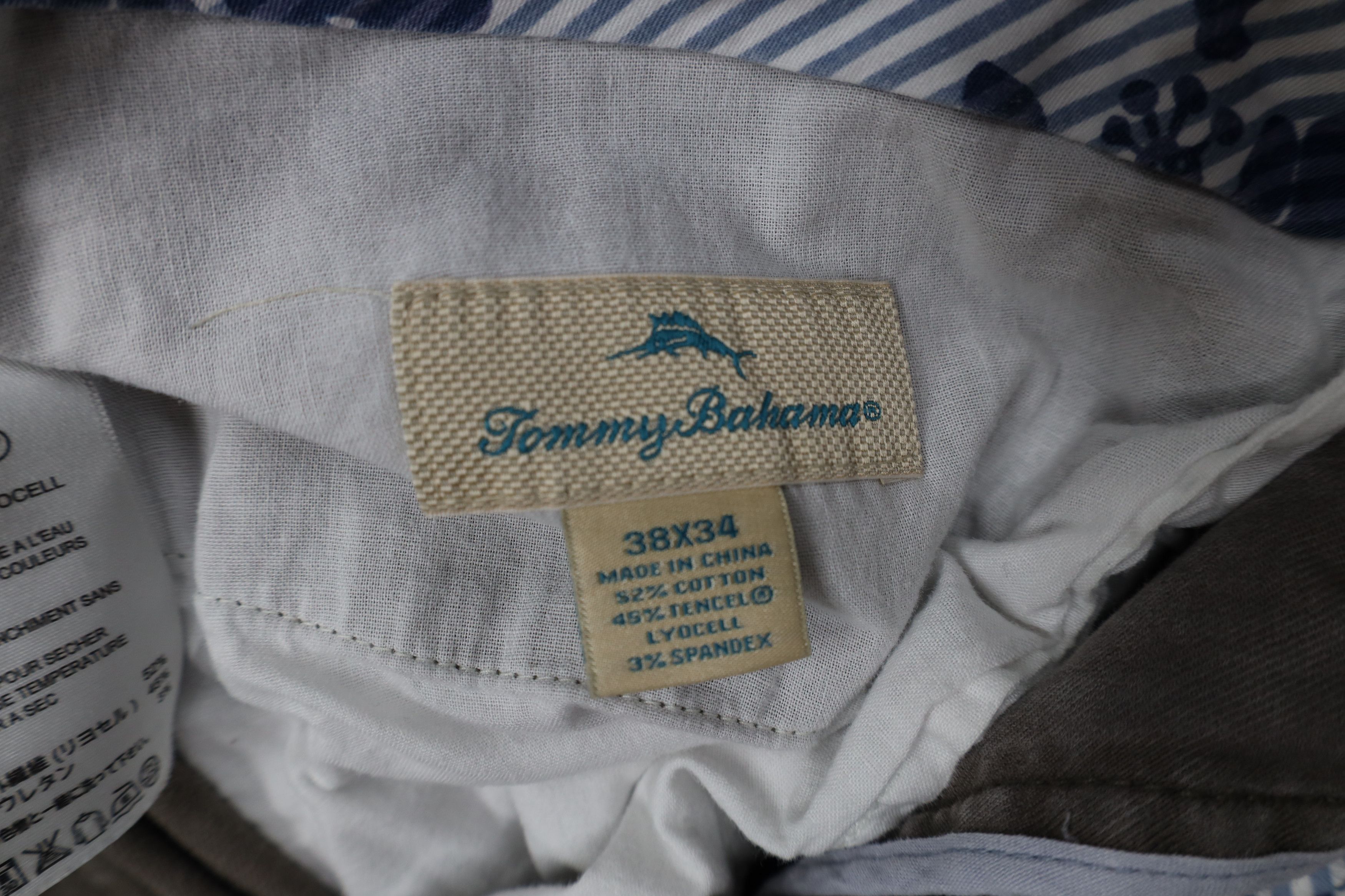 Tommy Bahama Vintage Y2K Tommy Bahama Relaxed Wide Leg Chino Pants Gray Size US 38 / EU 54 - 10 Thumbnail