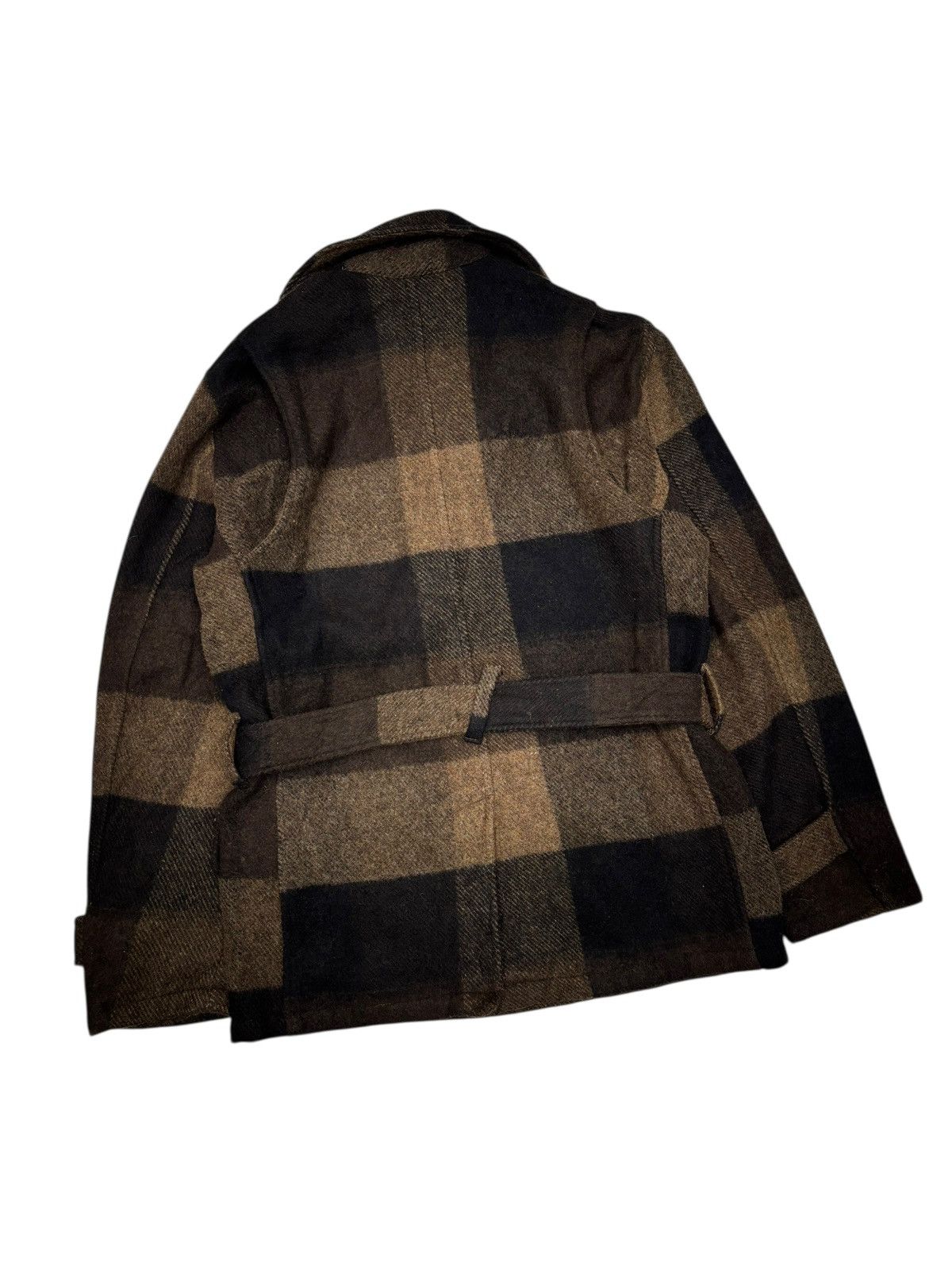 PPFM PPFM AW02 Wool Plaid Belted Moto Jacket Size US L / EU 52-54 / 3 - 10 Thumbnail