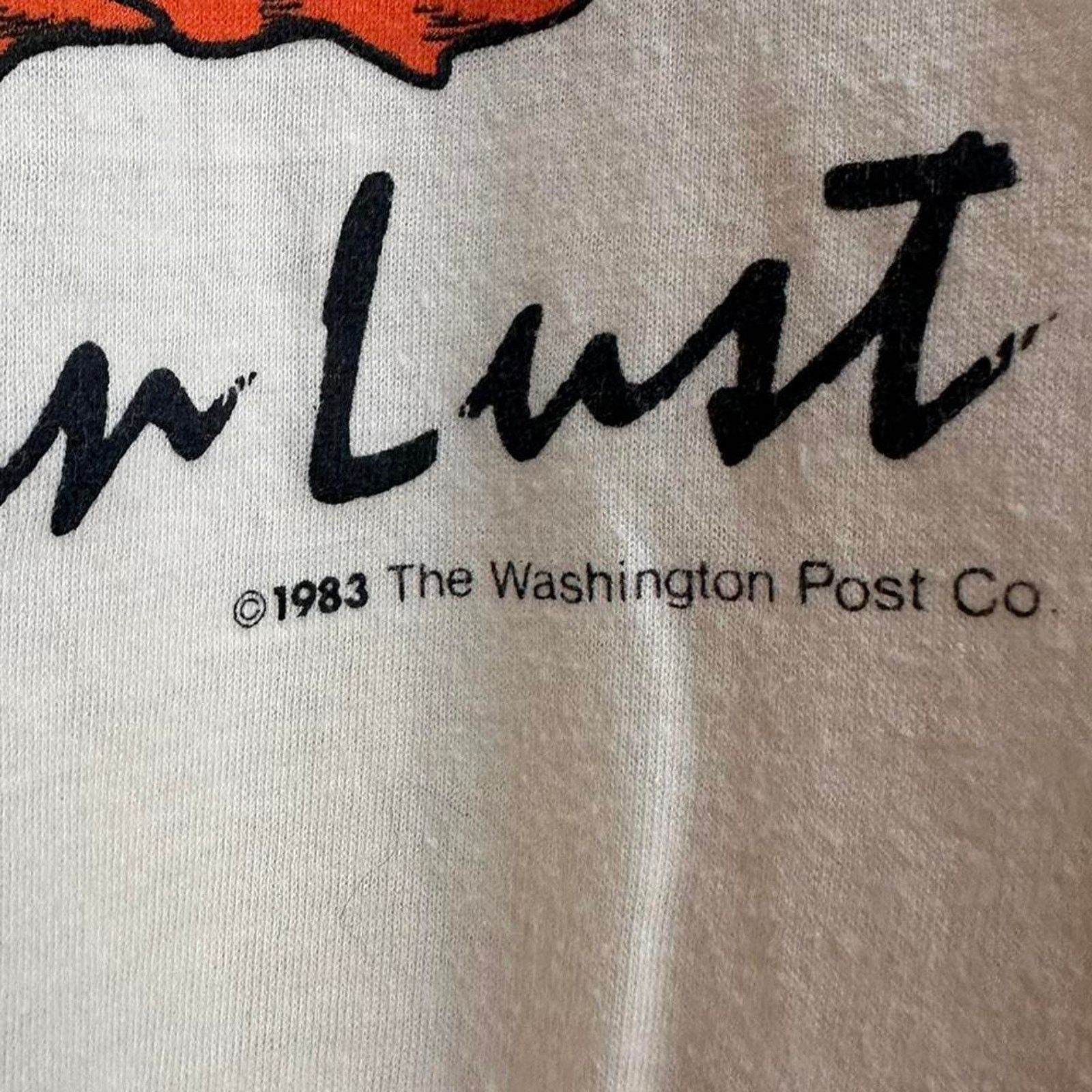 Hanes × Vintage Vintage 1983 Penguin Lust Shirt Size US M / EU 48-50 / 2 - 4 Thumbnail