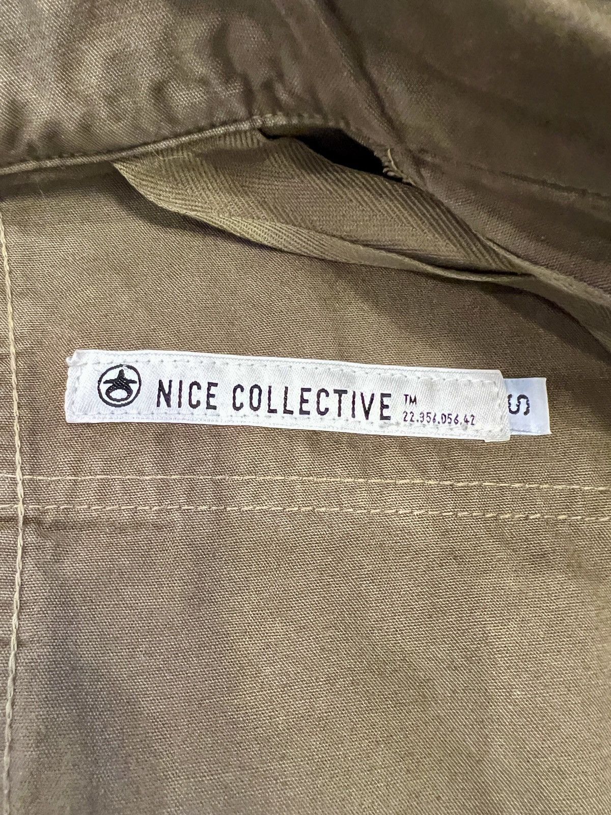 Nice Collective Nice Collective olive asymmetric deconstructed military y2k Size US S / EU 44-46 / 1 - 9 Thumbnail