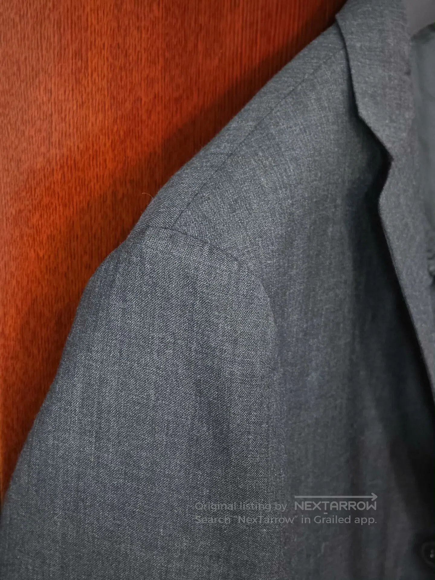 Loro Piana Italian Custom Gray Wool Blazer. Size US M / EU 48-50 / 2 - 3 Thumbnail