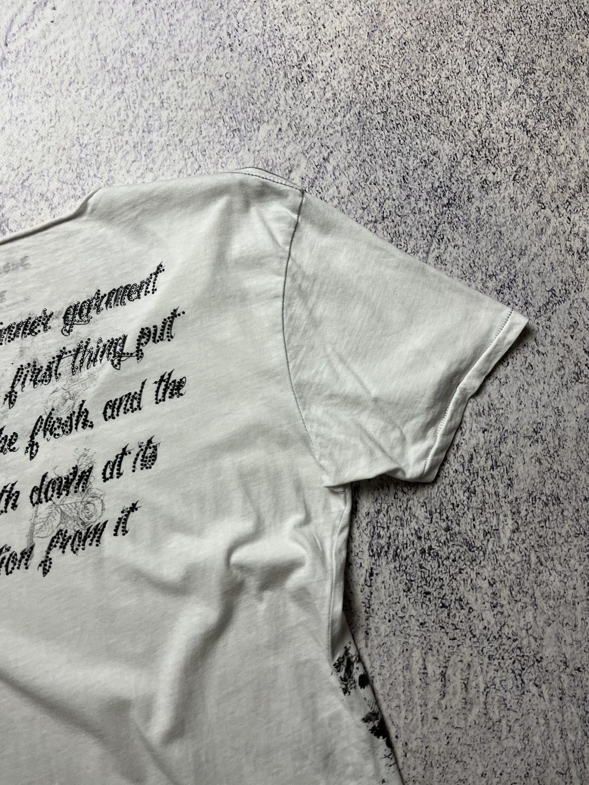Vintage Vintage Judas Sinned Affliction Style Luxury Streetwear Tee Size US M / EU 48-50 / 2 - 14 Thumbnail