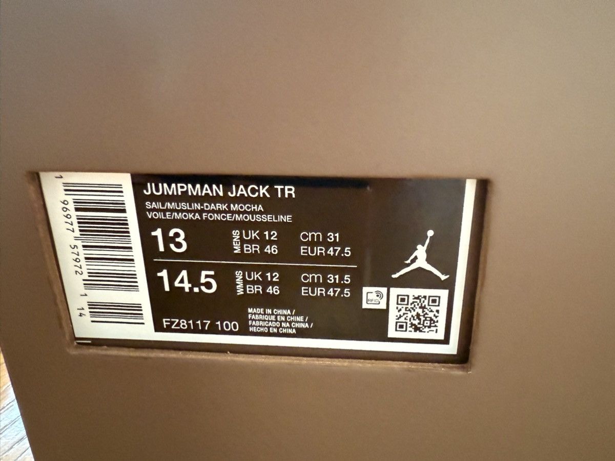 Jordan Brand × Nike × Travis Scott Jumpman Jack TR (mocha) size 13 Size US 13 / EU 46 - 10 Thumbnail