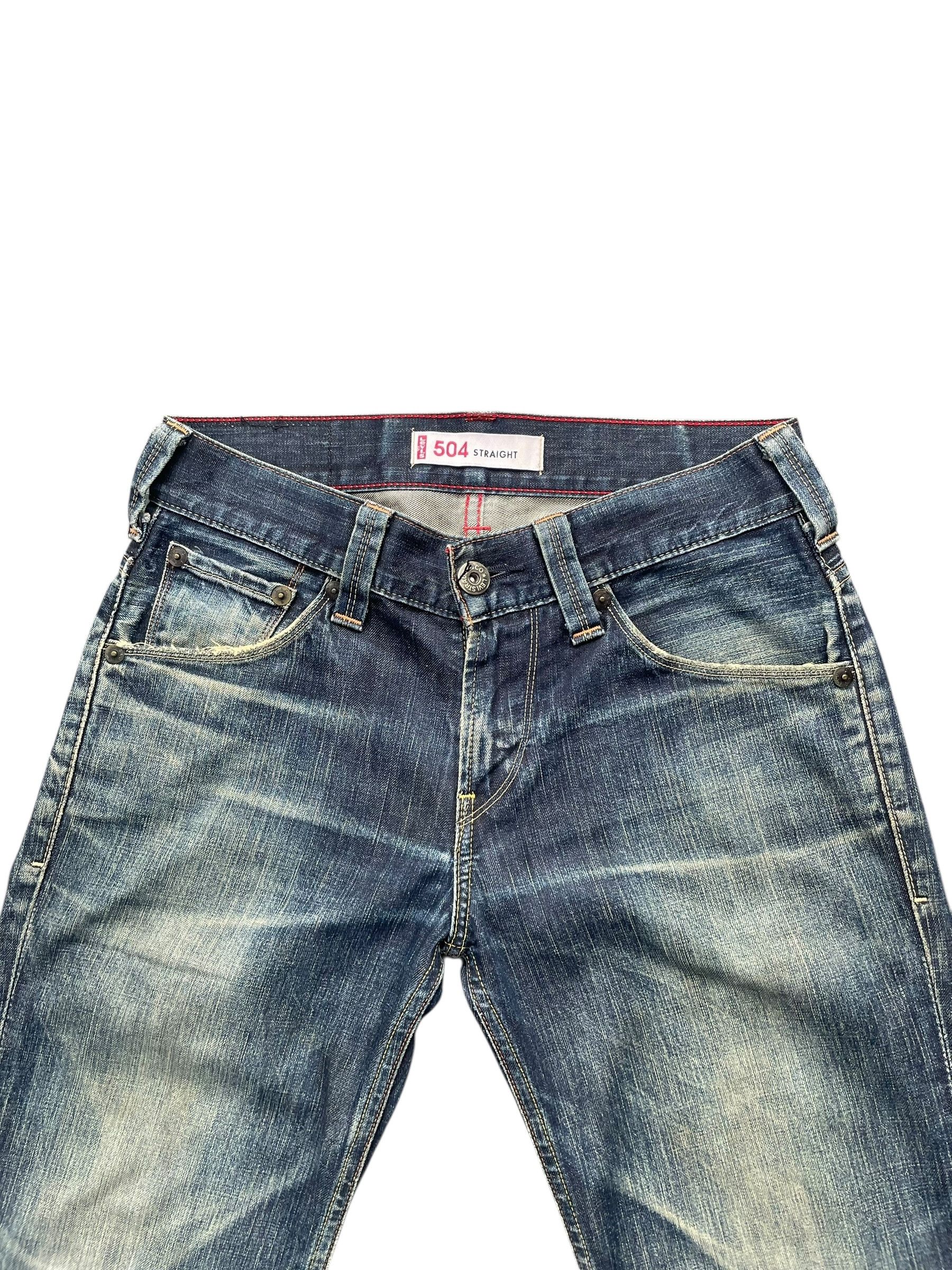Levi's Levis 504 Faded & Distresed Size US 32 / EU 48 - 2 Thumbnail