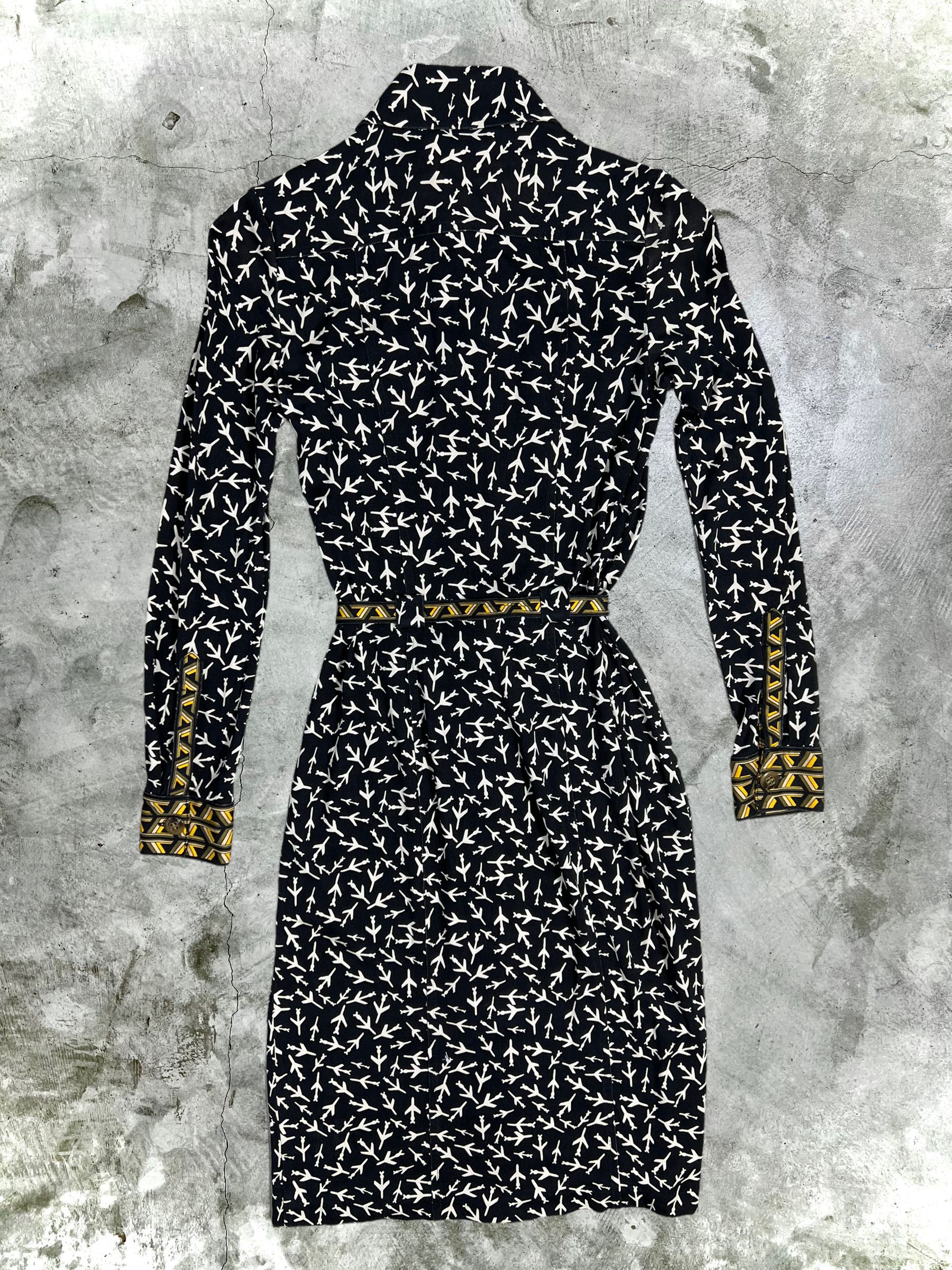 Diane von Furstenberg Diane von Furstenberg Printed Dress With Belt (0) GTMPT229 Size XS / US 0-2 / IT 36-38 - 10 Thumbnail