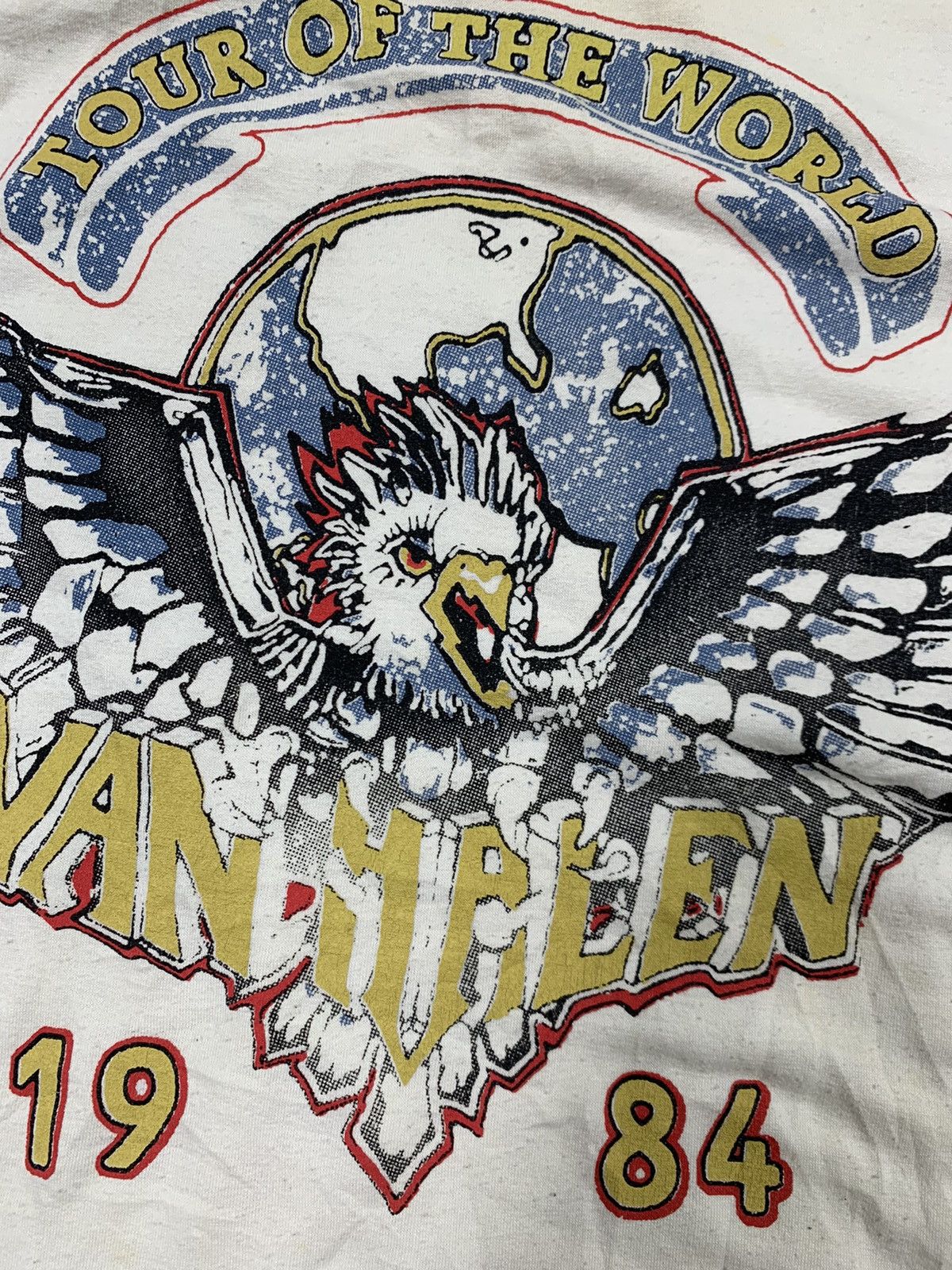 Band Tees × Vintage Tour of The world Van Helen 1984 Size US L / EU 52-54 / 3 - 6 Thumbnail