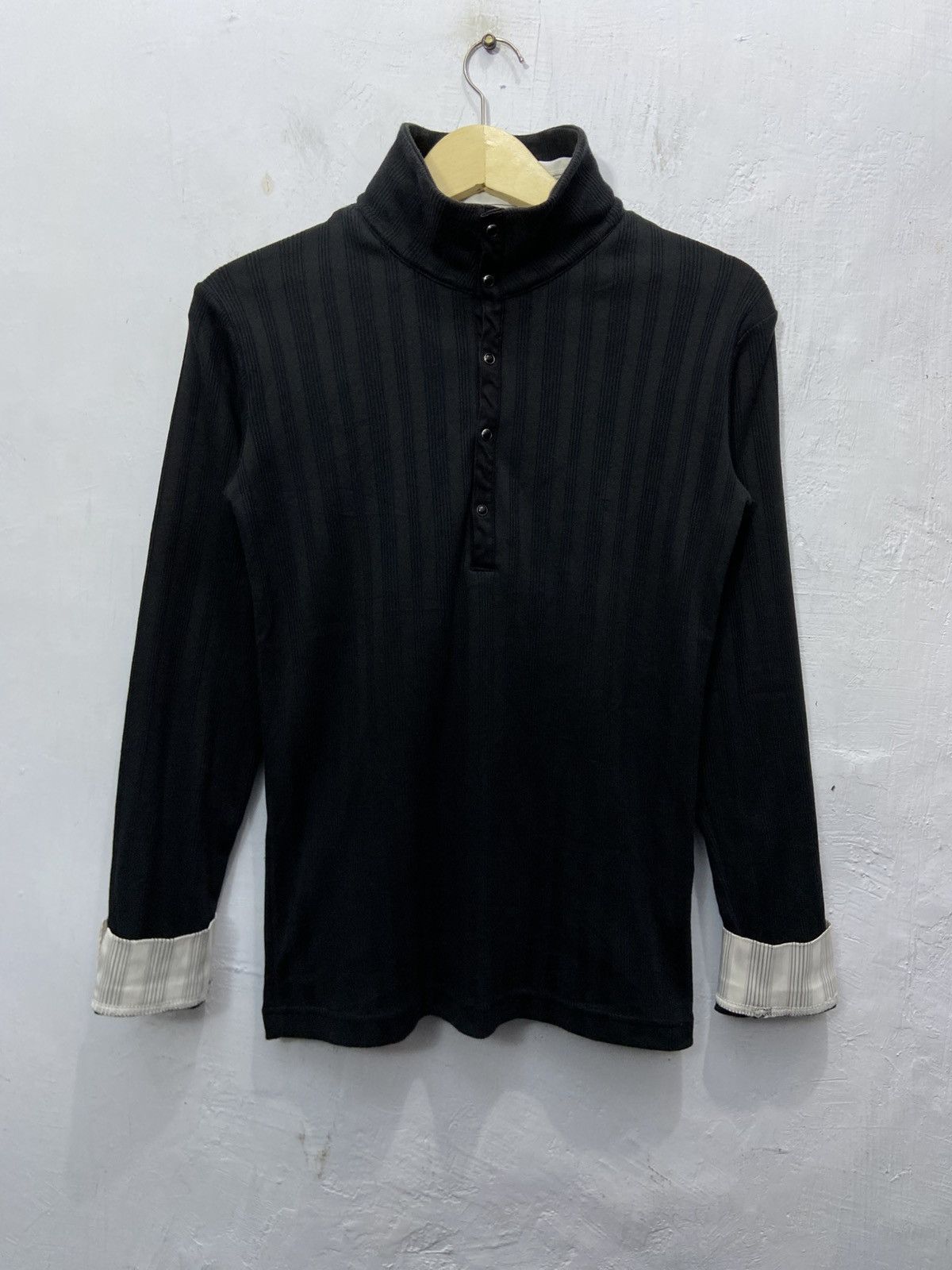 Japanese Brand Gothic Double Layer Oval Dice Long Sleeve Y2K Style Size US S / EU 44-46 / 1 - 2 Thumbnail