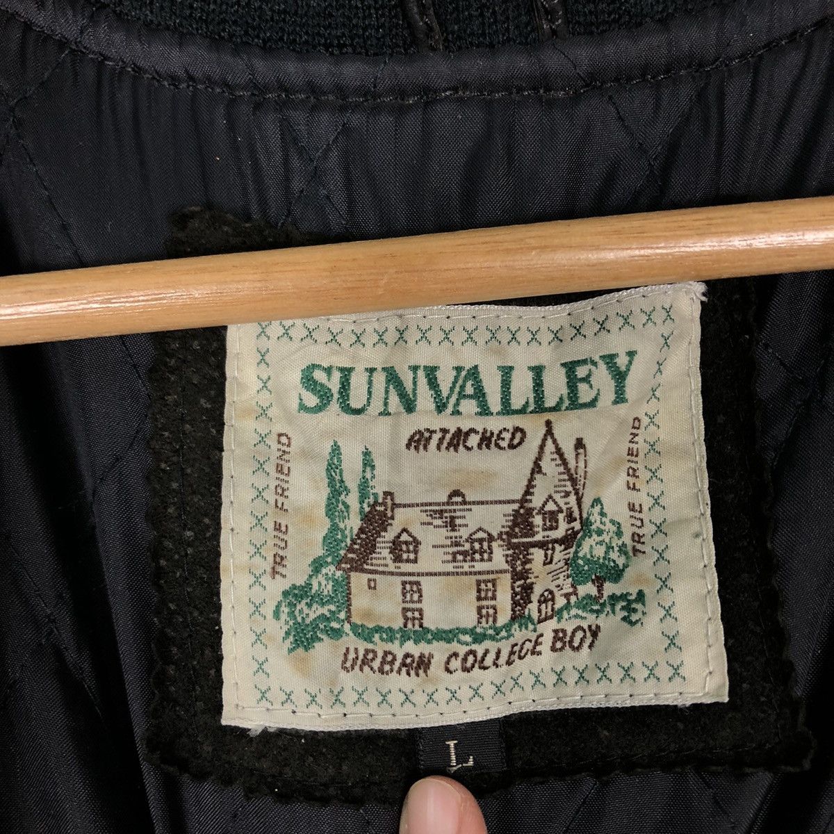 Japanese Brand 🔥Vtg Sunvalley Genuine Leather Bomber Jacket Issey Miyake Size US L / EU 52-54 / 3 - 16 Thumbnail