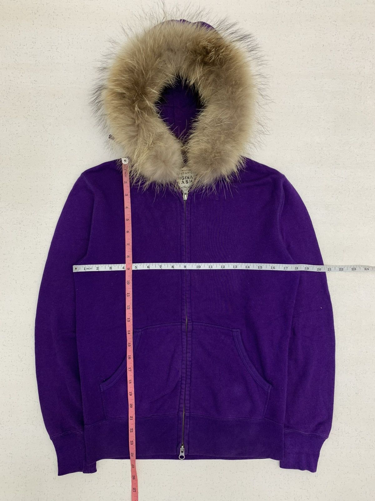 Japanese Brand DOUBLE ZIP FAUX FUR HOODIE IFSIXWASNINE LGB STYLE Size US S / EU 44-46 / 1 - 2 Thumbnail