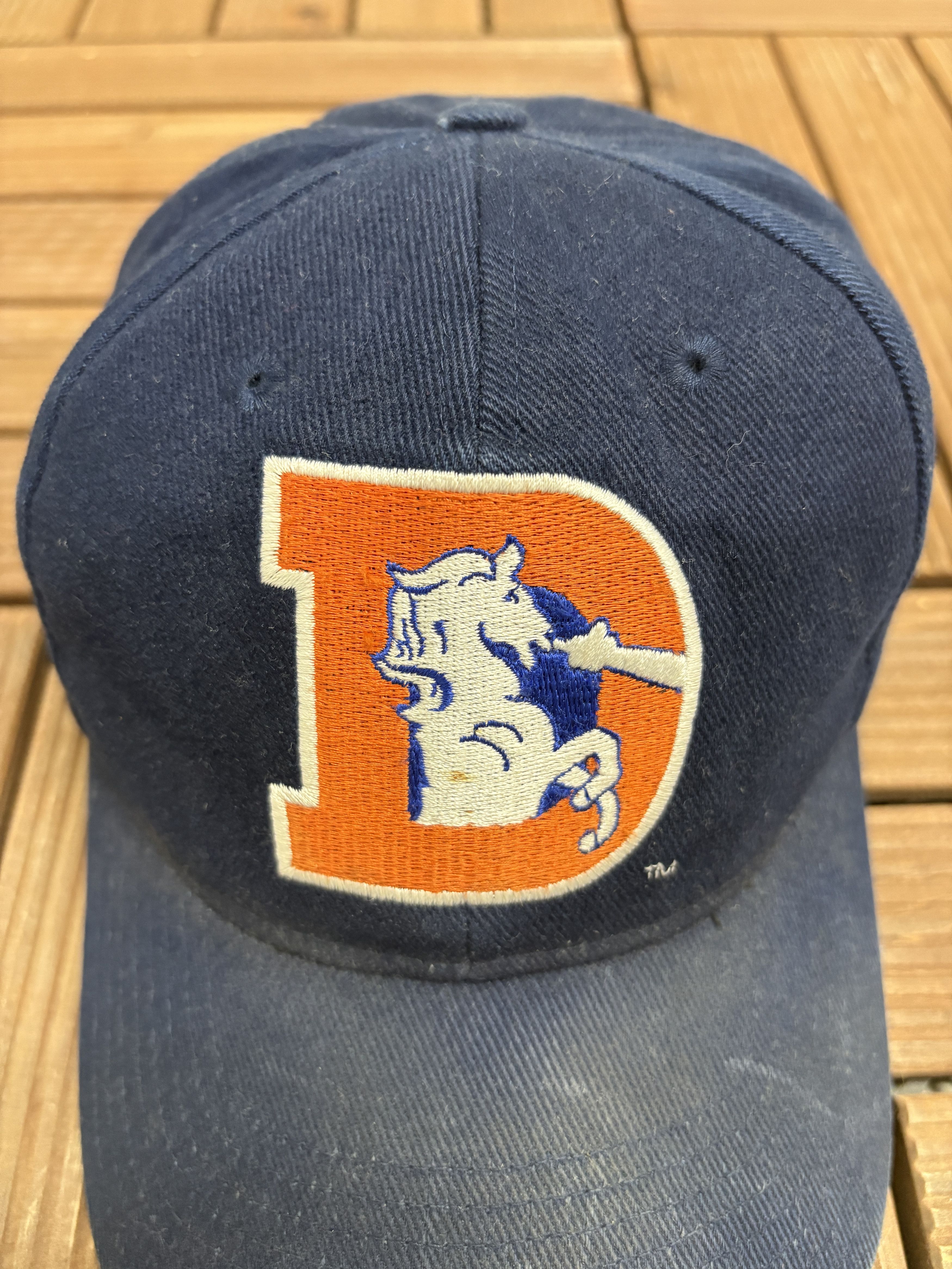 Nike × Vintage Denver Broncos Vintage Nike Blue Snap Back Hat Size ONE SIZE - 3 Thumbnail