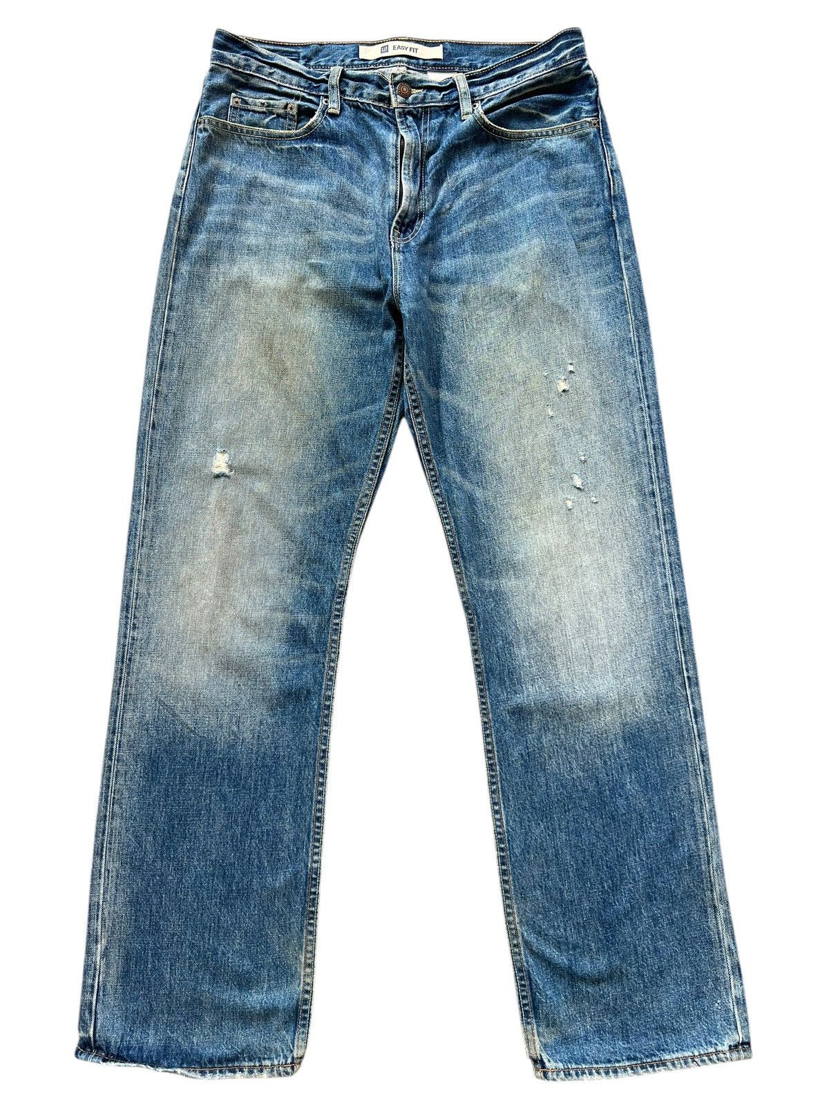 Gap Vintage Gap Wide Baggy Denim Jeans 35x32.5 Size US 35 - 2 Thumbnail