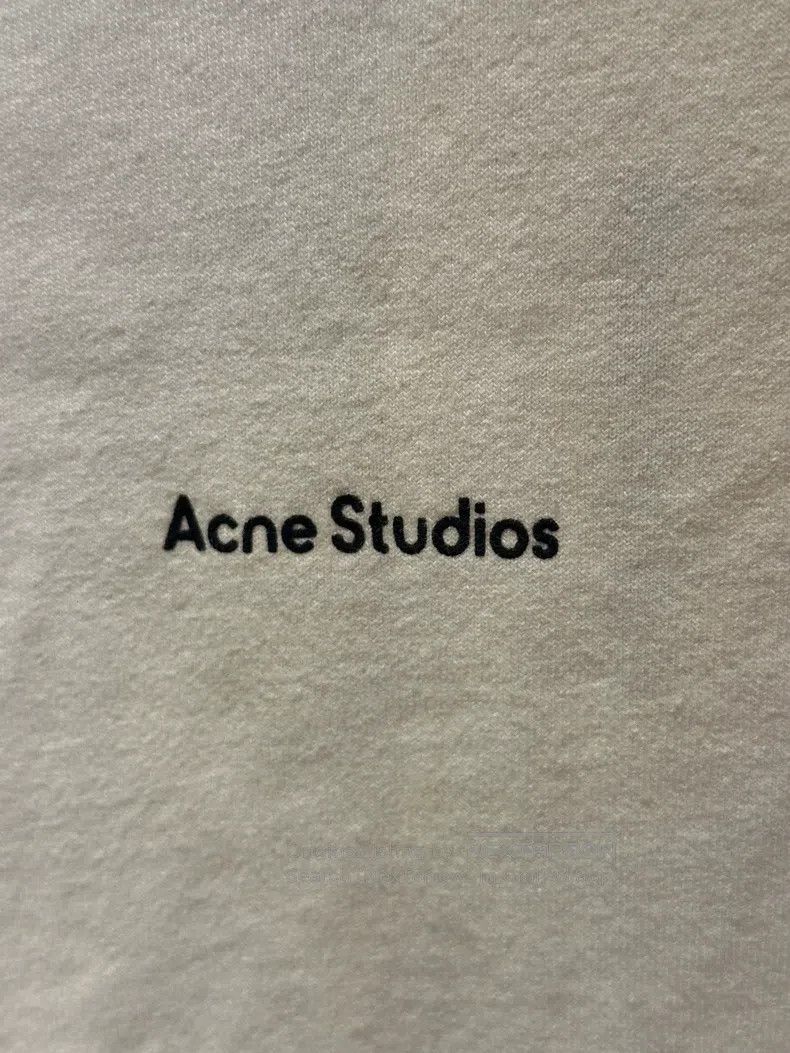 Acne Studios Acne Studios Logo Sweatshirt, White Size US M / EU 48-50 / 2 - 3 Thumbnail