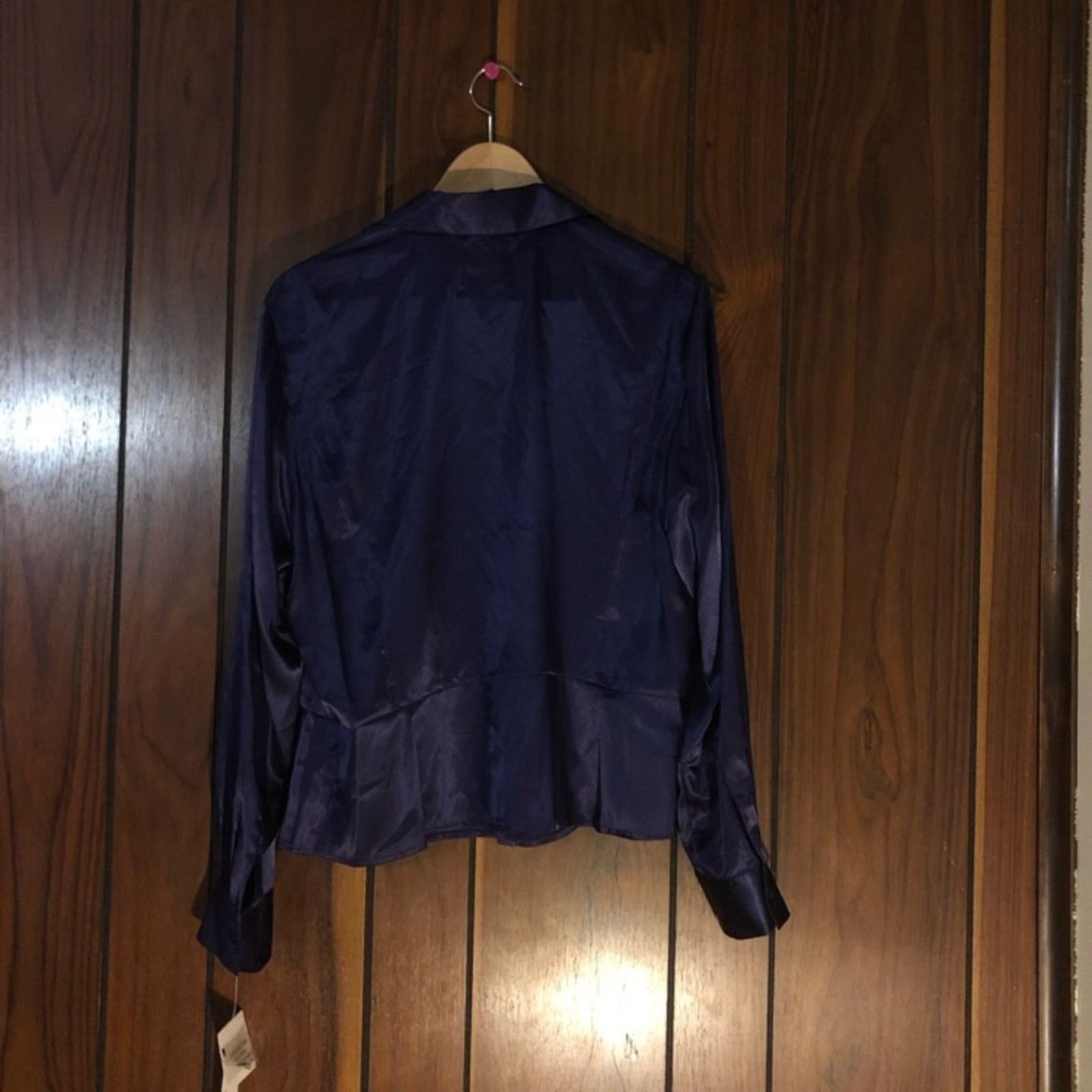 Jones New York NWT Jones New York Signature Purple Ruffled Top Size XL / US 12-14 / IT 48-50 - 6 Thumbnail