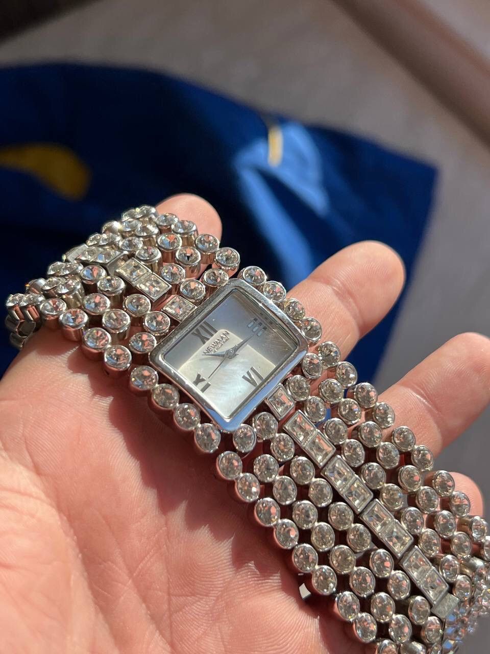 Japanese Brand × Vintage Vintage Crystal 💎 Japanese style futuristic Steel Watch Size ONE SIZE - 2 Thumbnail