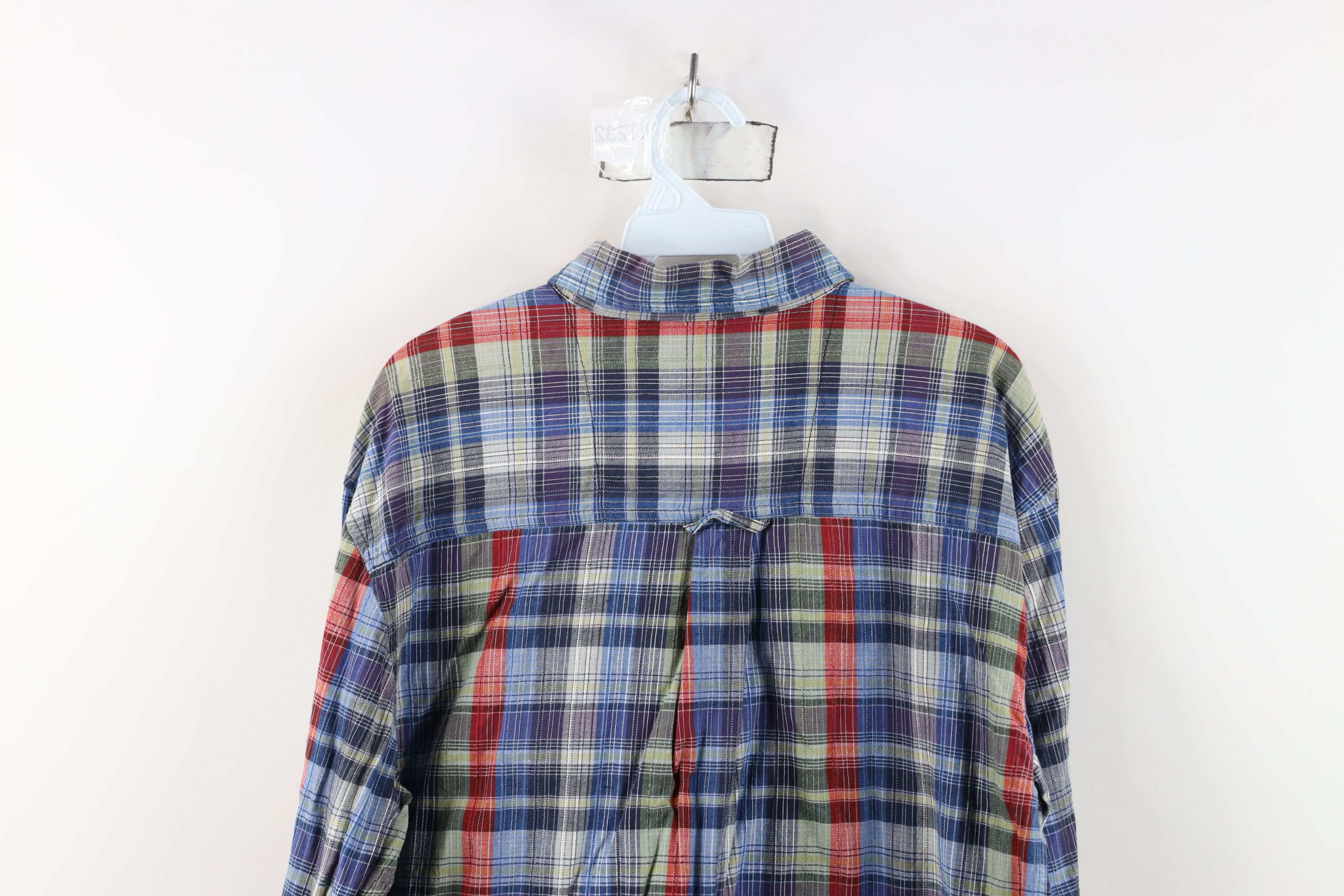 Wrangler Vintage Wrangler Plaid Knit Collared Button Down Shirt Size US M / EU 48-50 / 2 - 11 Thumbnail