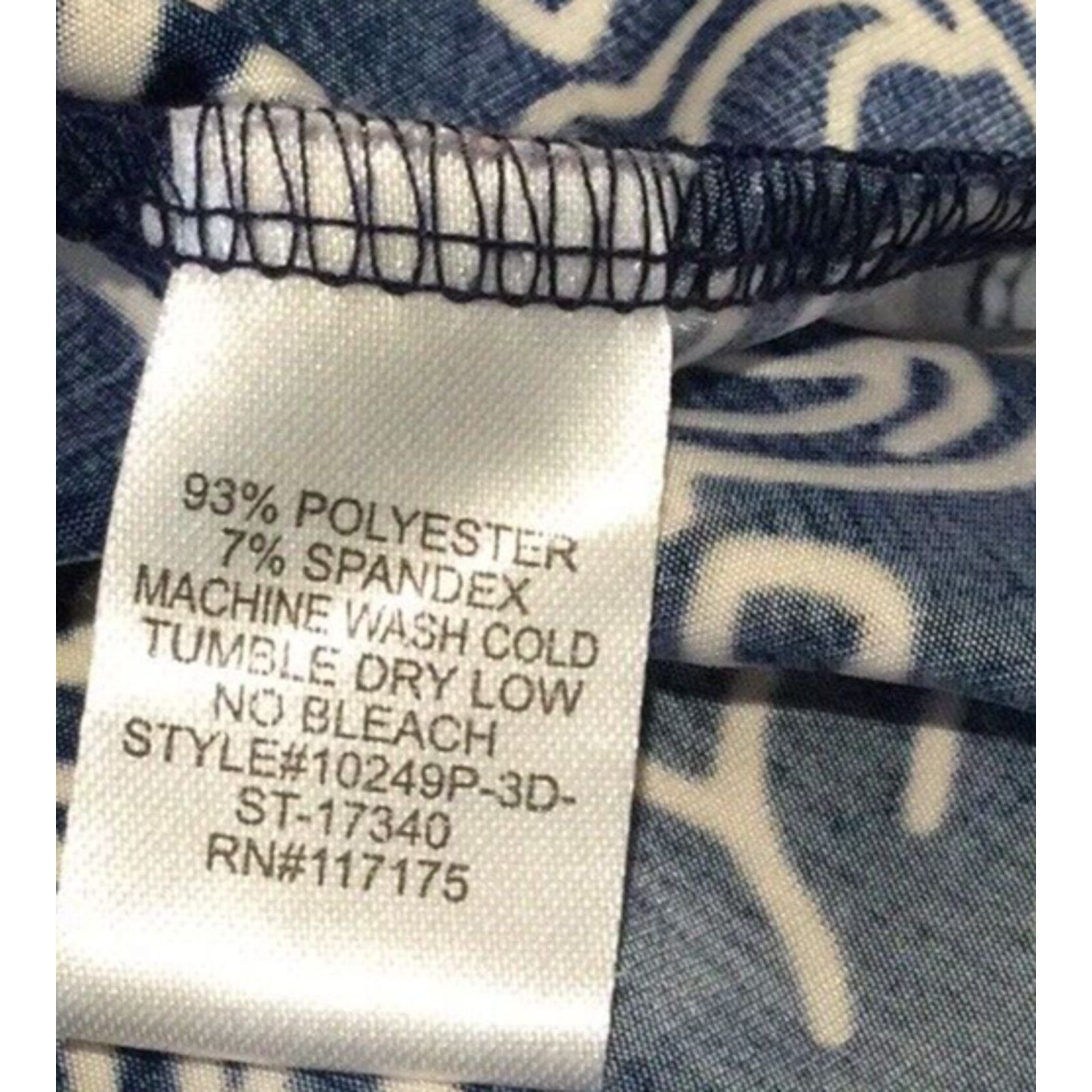 Other Haani Blue/White Graphic Print Sheath Dress Petite Small Size S / US 4 / IT 40 - 11 Thumbnail