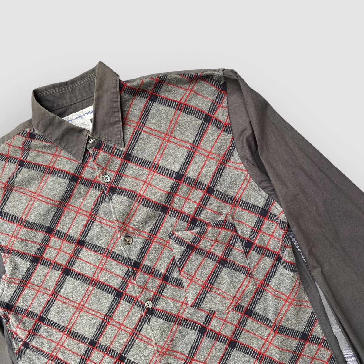 Comme des Garcons Comme Des Garcons Front Plaid Shirt Size US S / EU 44-46 / 1 - 2 Thumbnail