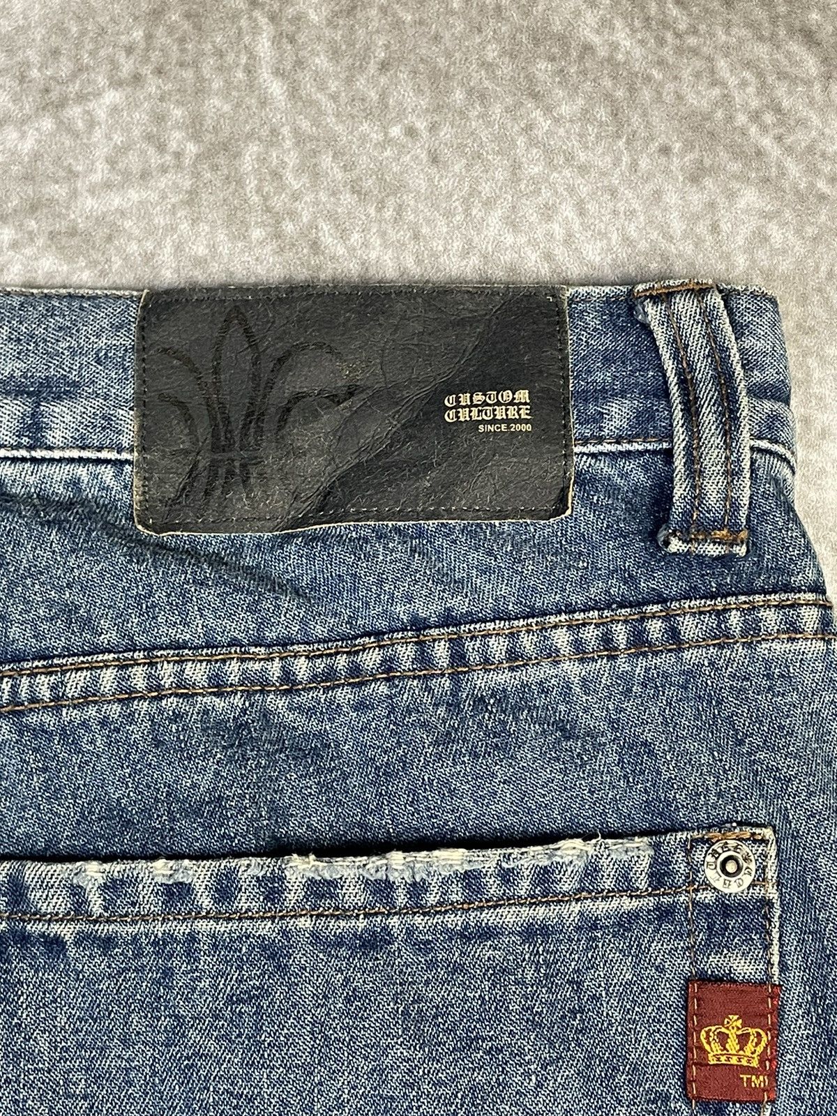 14th Addiction Custom Culture 🇯🇵 Flare 'Tattoo' Embroidered Jeans Size US 29 - 10 Thumbnail