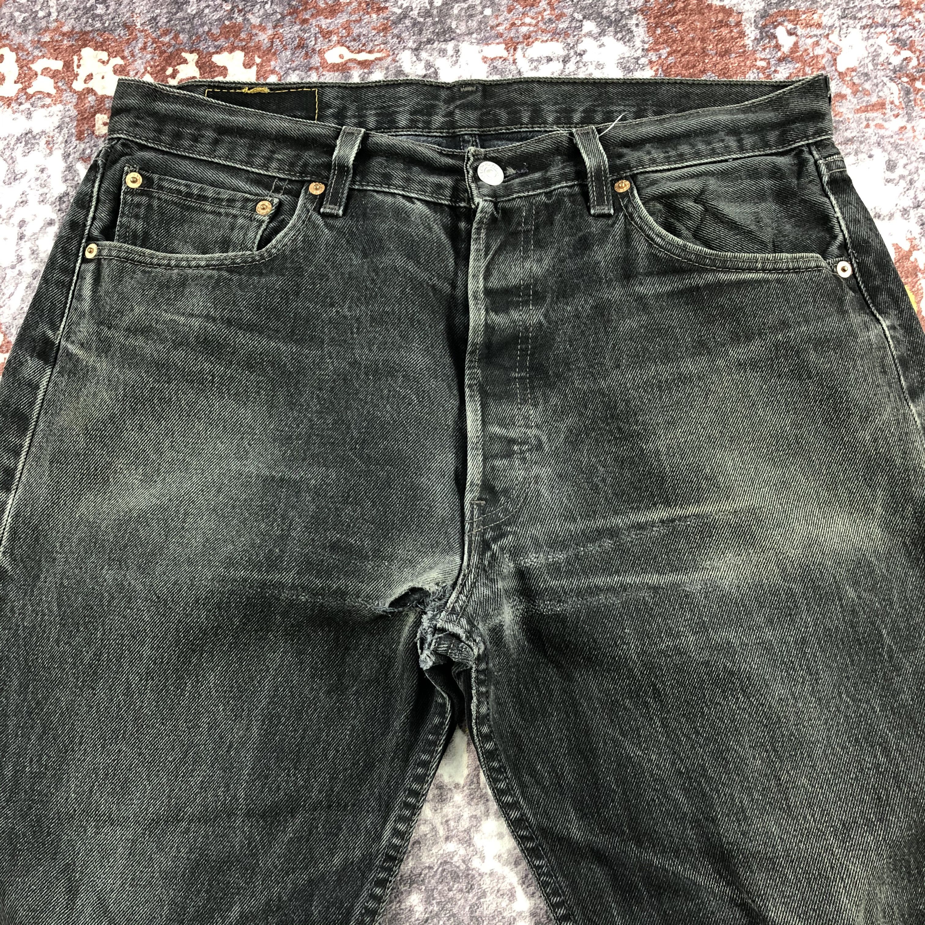 Levi's × Vintage 90s Vintage Levis 501 Earth Tone Jeans-JM2277 Size US 35 - 3 Thumbnail